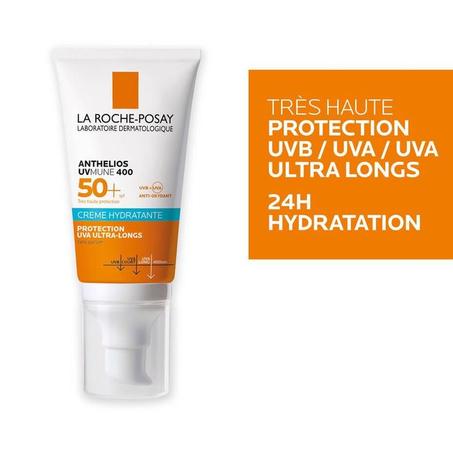 La Roche Posay ANTHELIOS UVMUNE 400 CRÈME SOLAIRE HYDRATANTE SANS PARFUM SPF50+ PEAUX SENSIBLES & SÉCHES