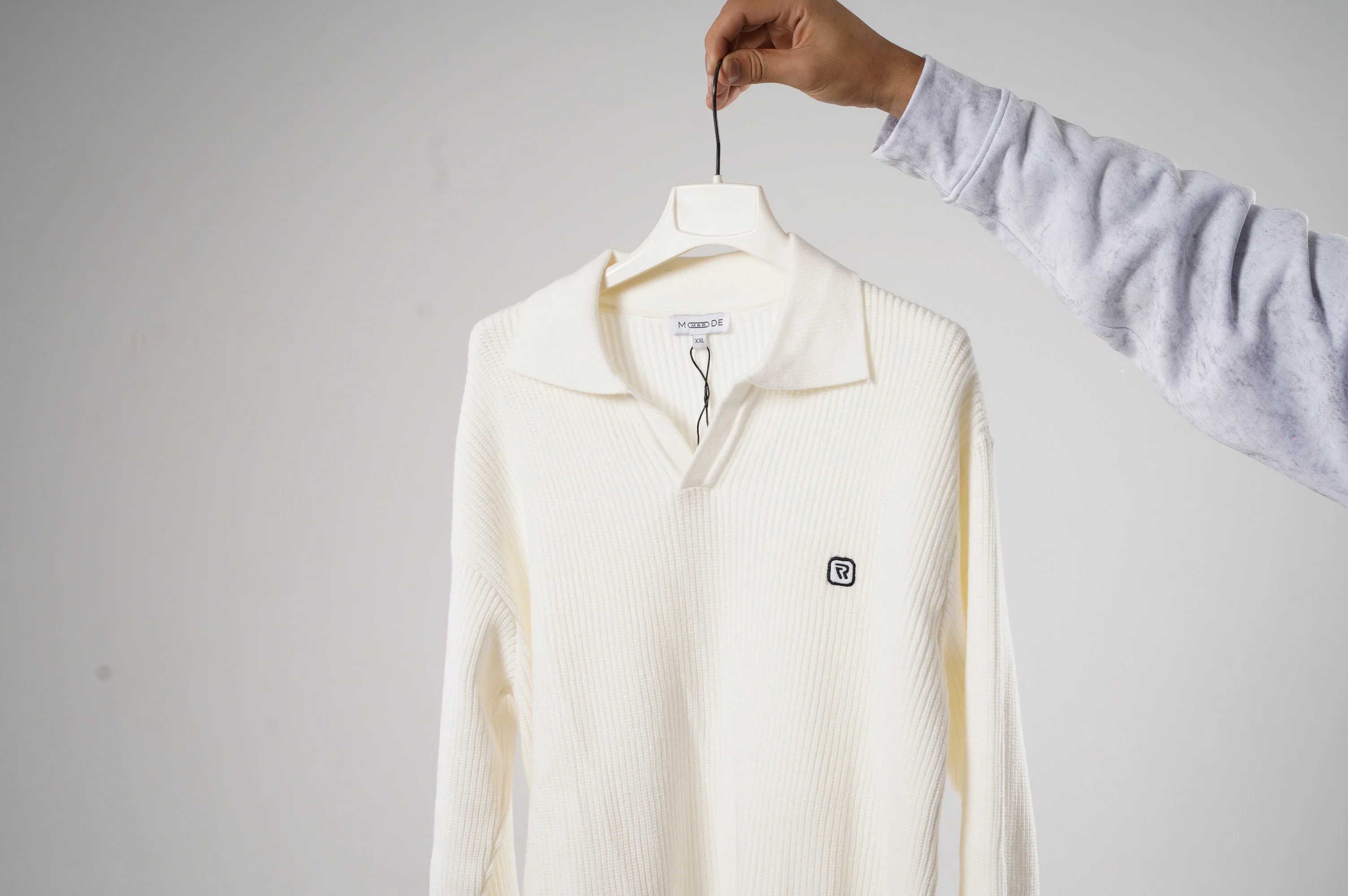 🚀 Future Youngs M&R : Le Polo Côtelé Crème (Unisexe)