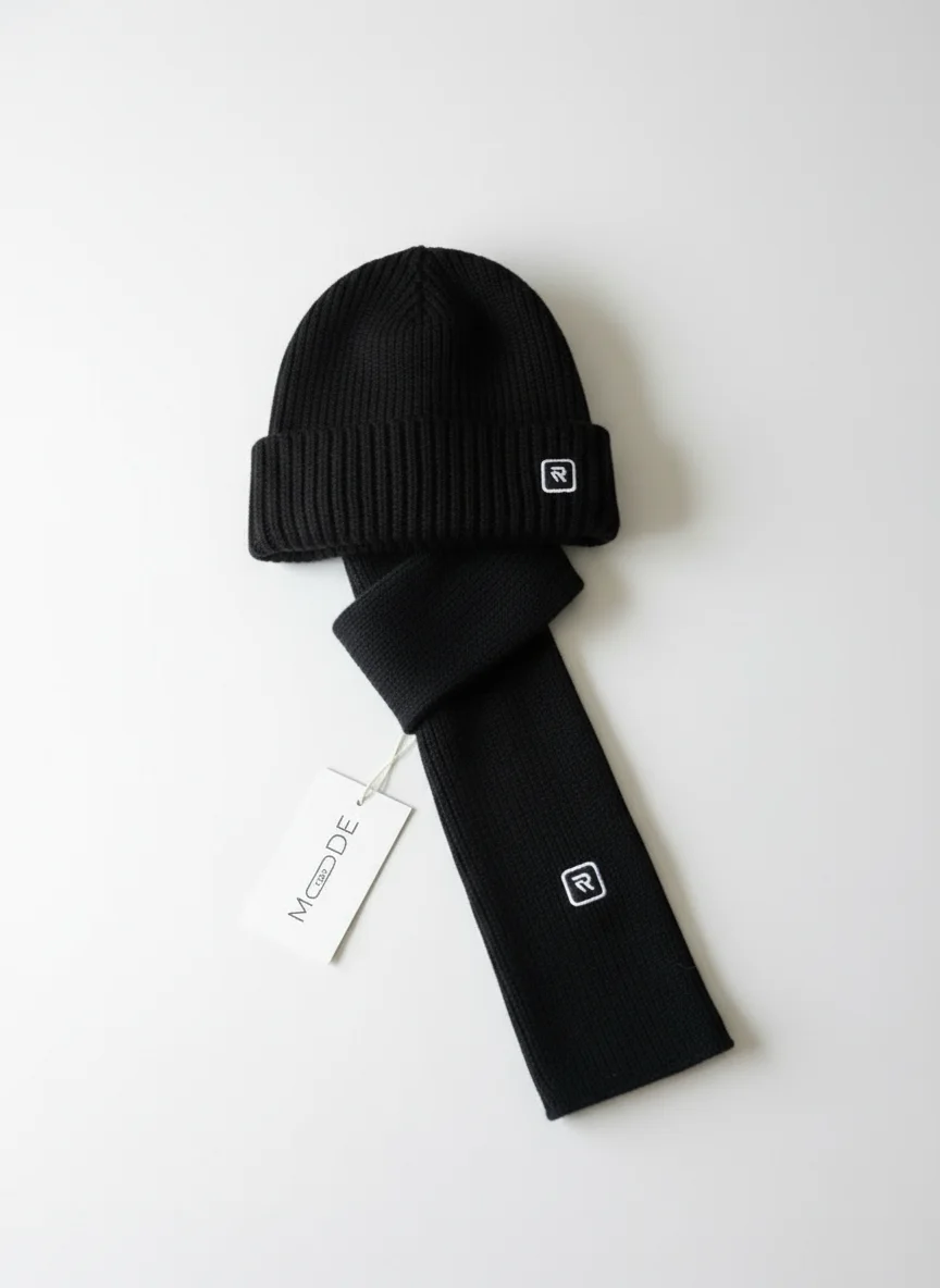 Ensemble Hiver Unisexe – Bonnet & Écharpe