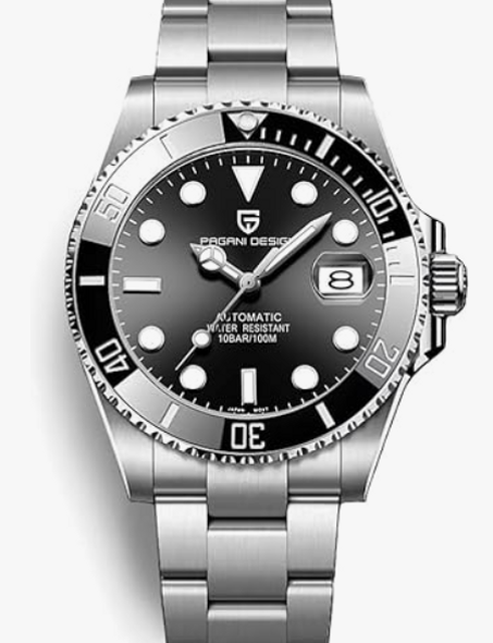 ساعة يد كوارتز باللون الفضي مصنوعة من الصلب المقاوم للصدأ