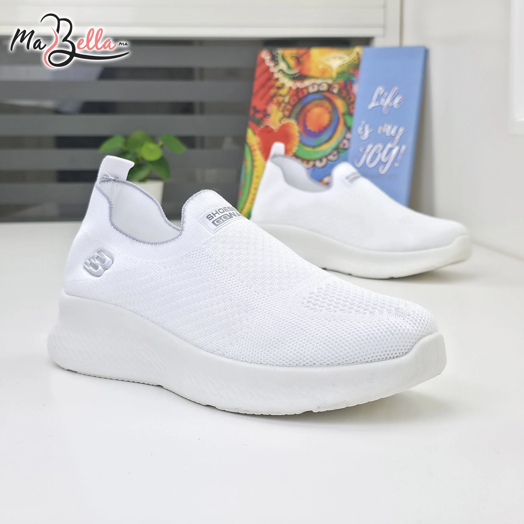 Baskets pour Femmes - Blanc - OC-B8