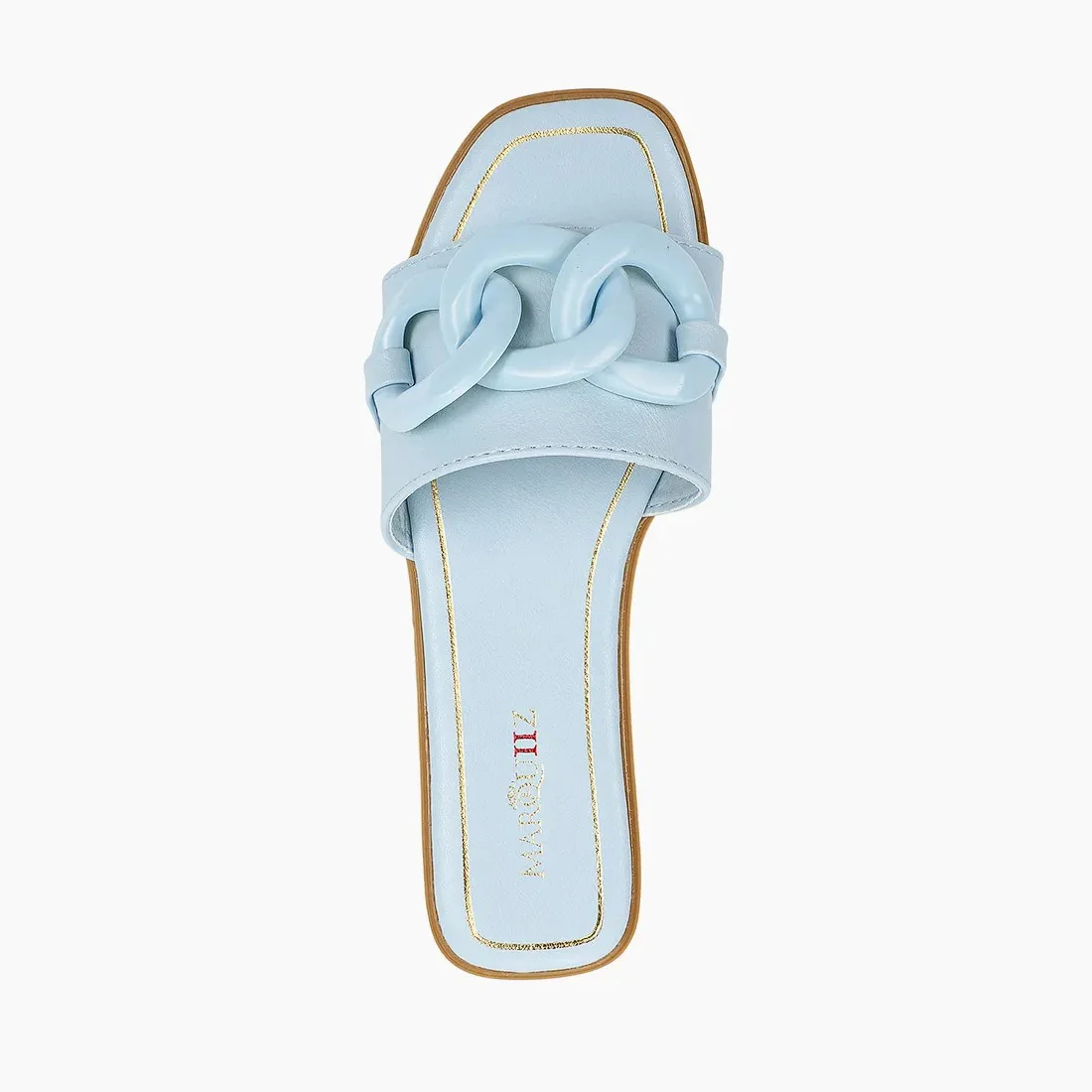 Sandale Plate - Bleu - RF-2339