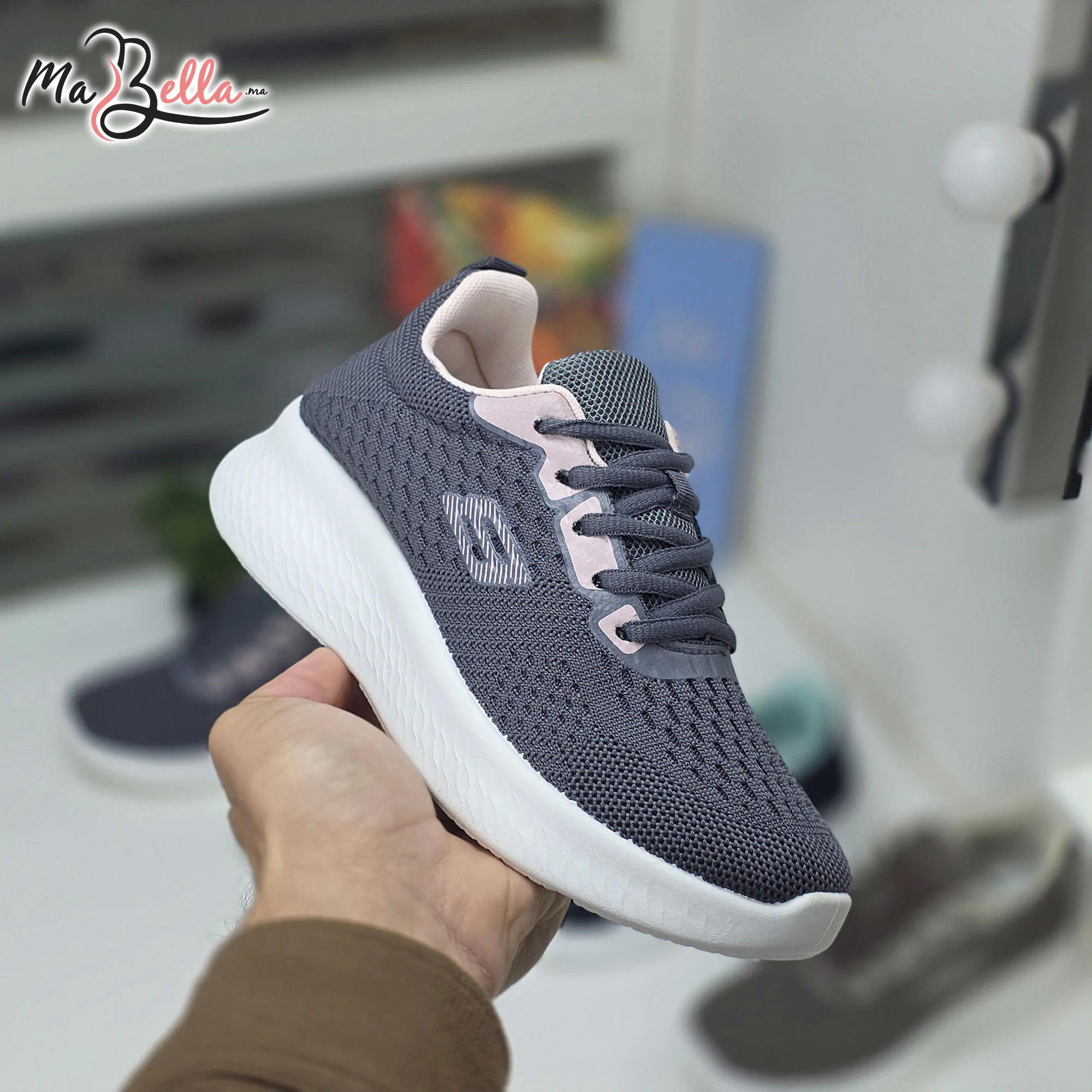 Baskets pour Femmes - Gris - OC-S8