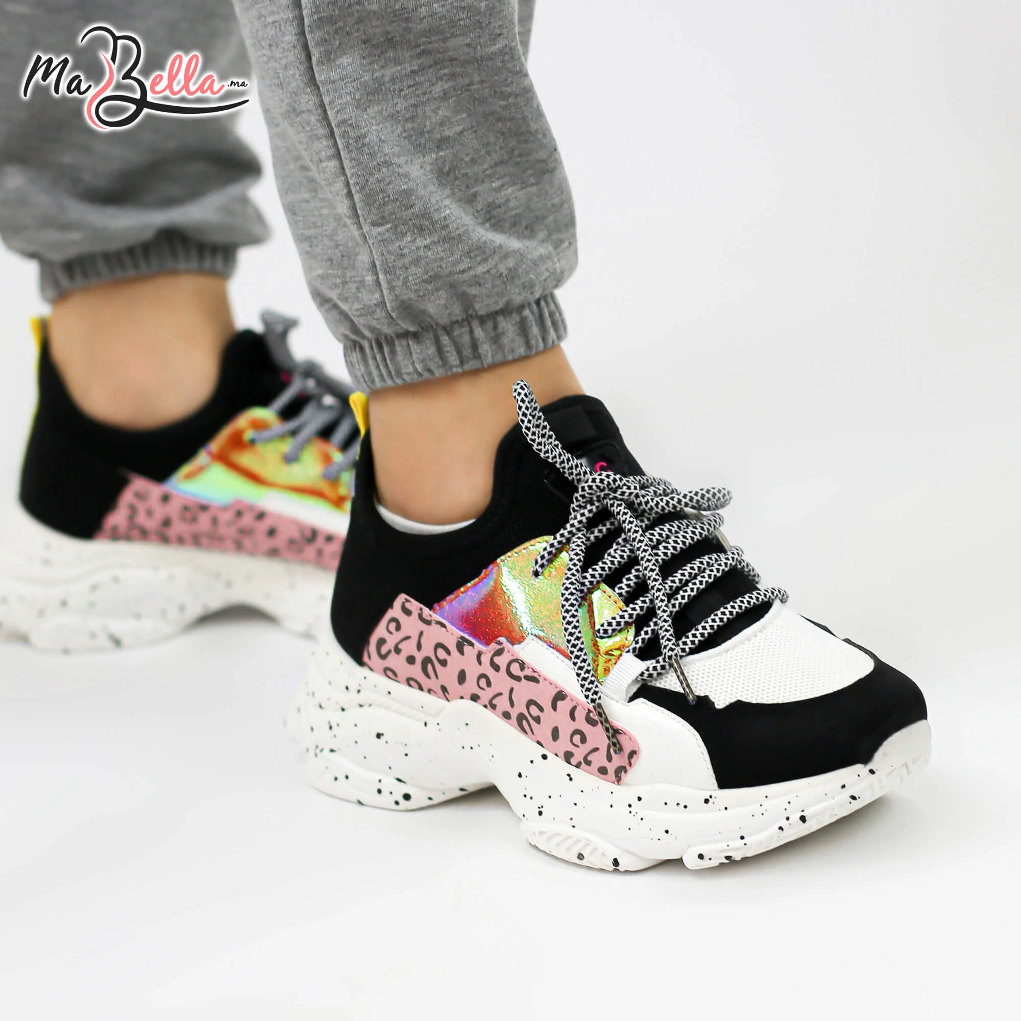 Baskets pour Femmes - Blanc - RF33