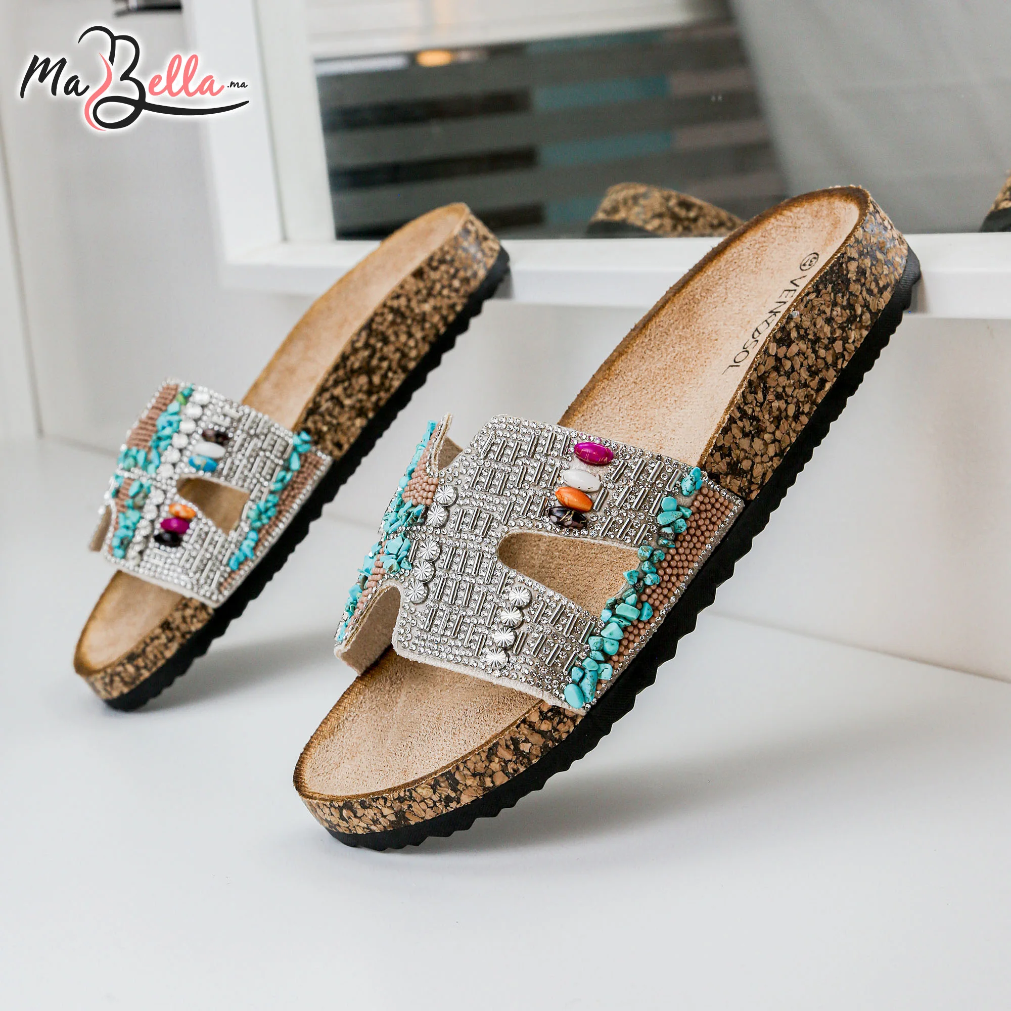 Sandale Plate - Beige - LS2023-01