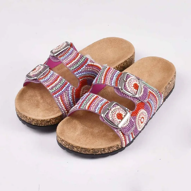 Sandale Plate - Violet - RK-7