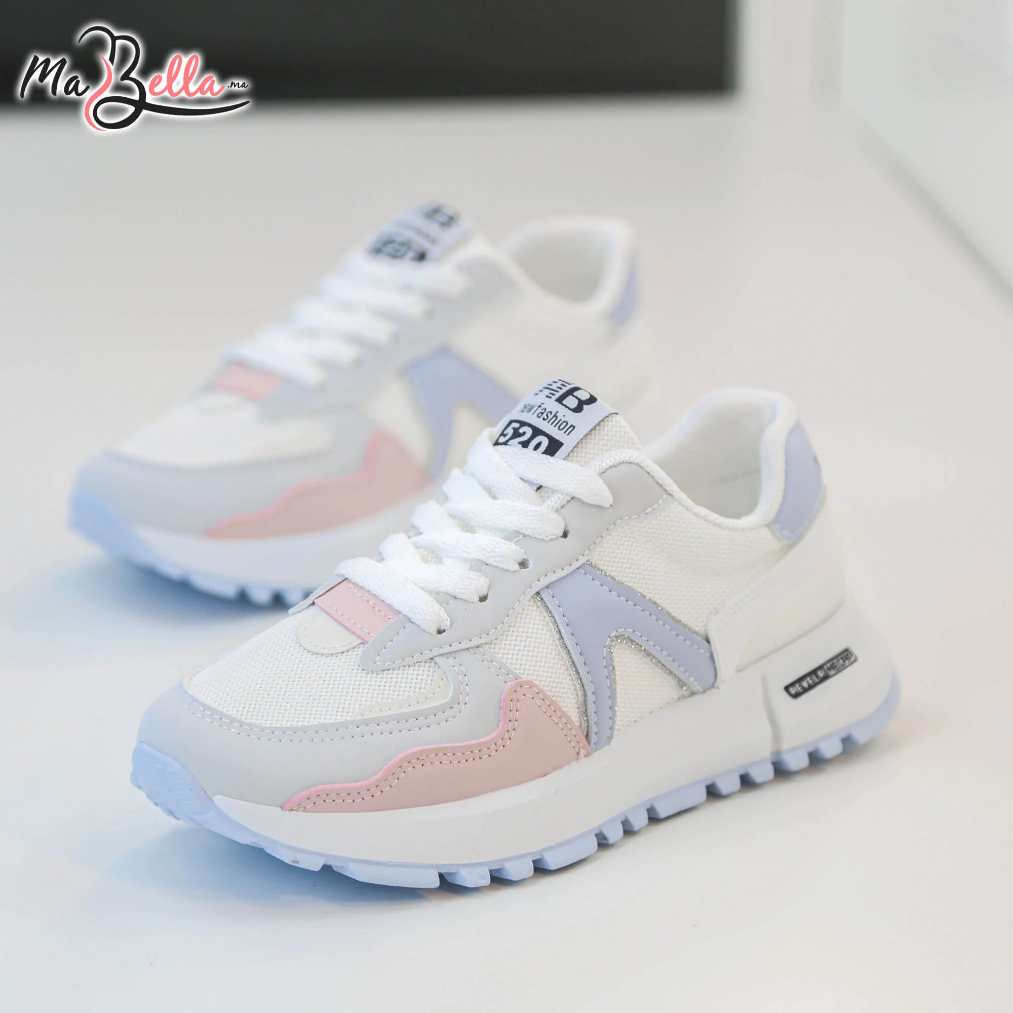 Baskets pour Femmes - Rose - RF2613