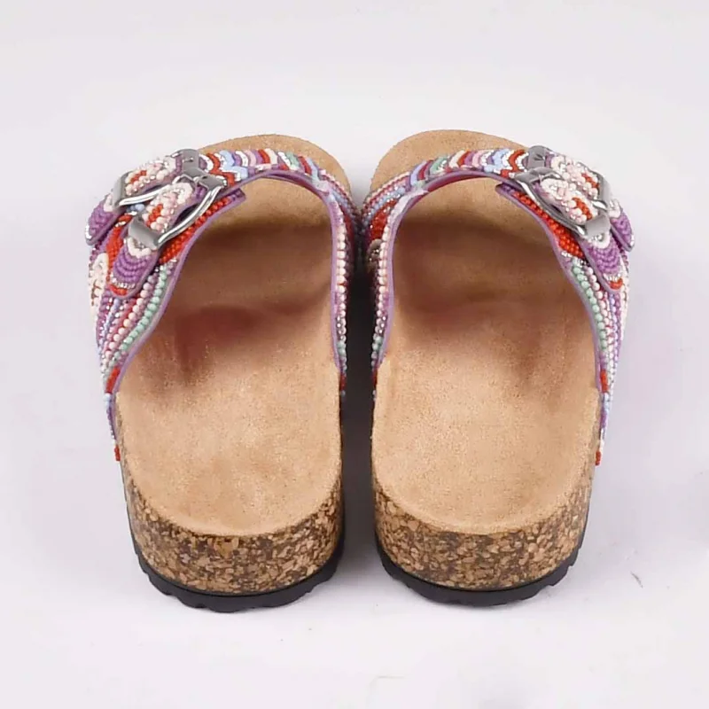 Sandale Plate - Violet - RK-7