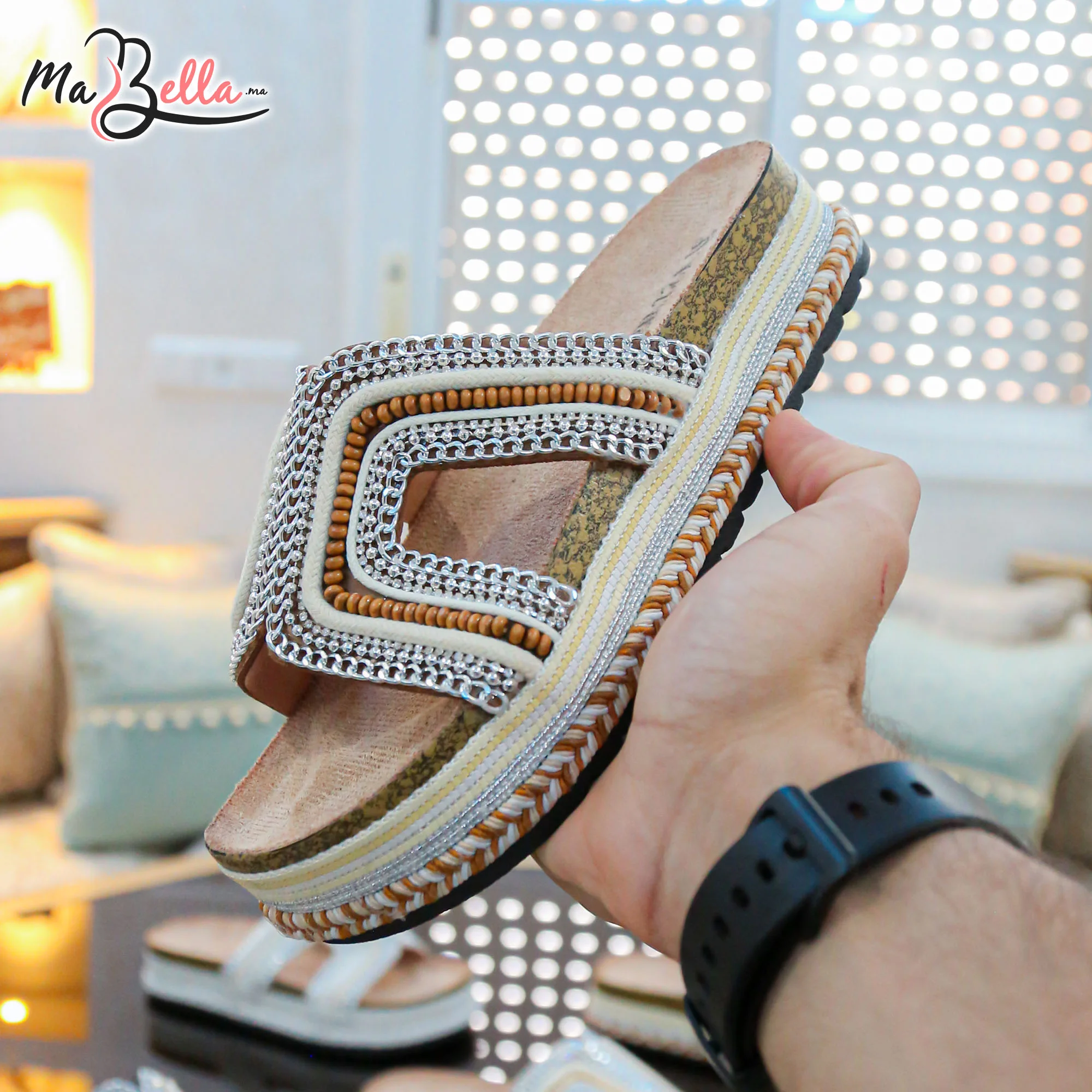 Sandale Plate - Camel - TC-2025