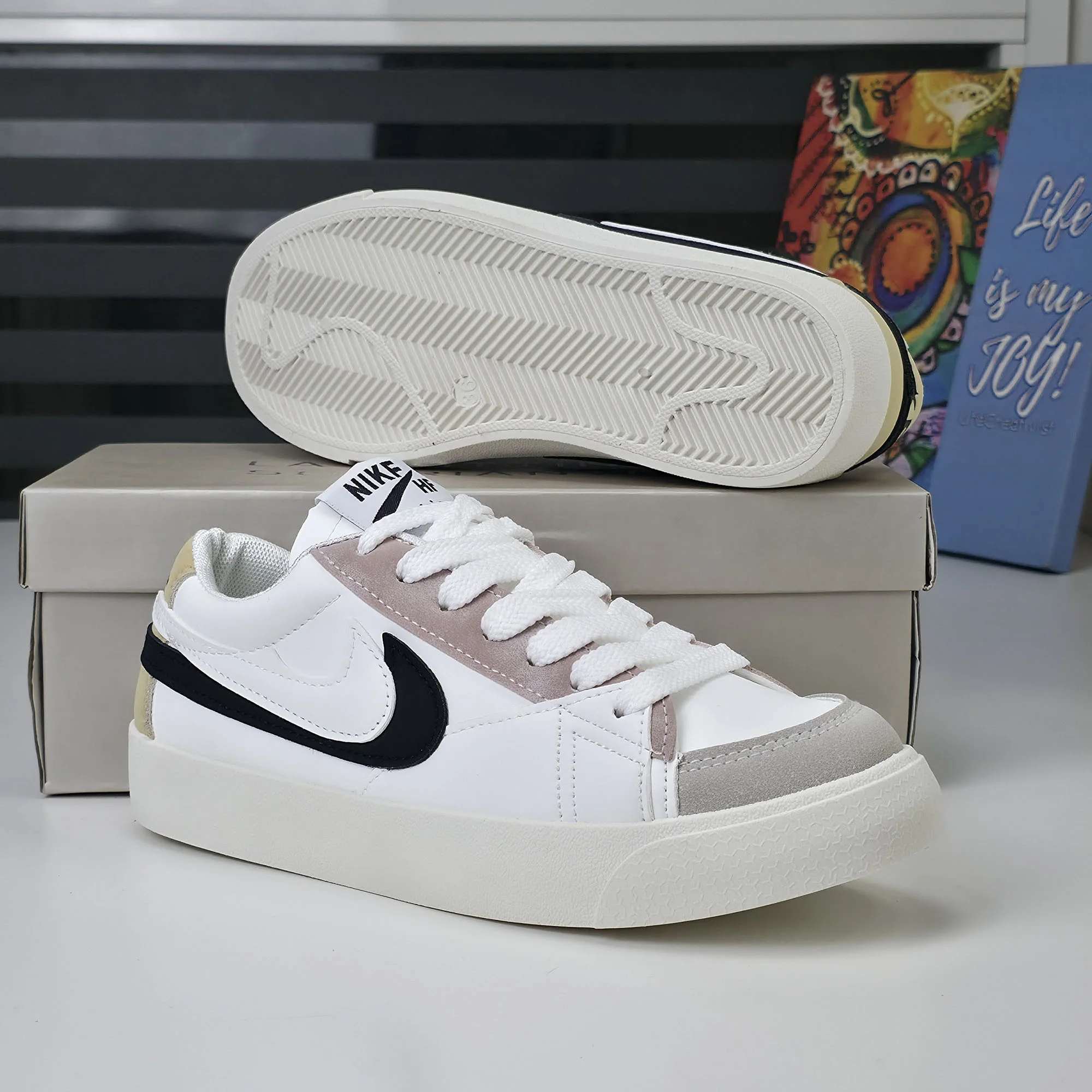 Baskets pour Femmes - White/Pink - K09