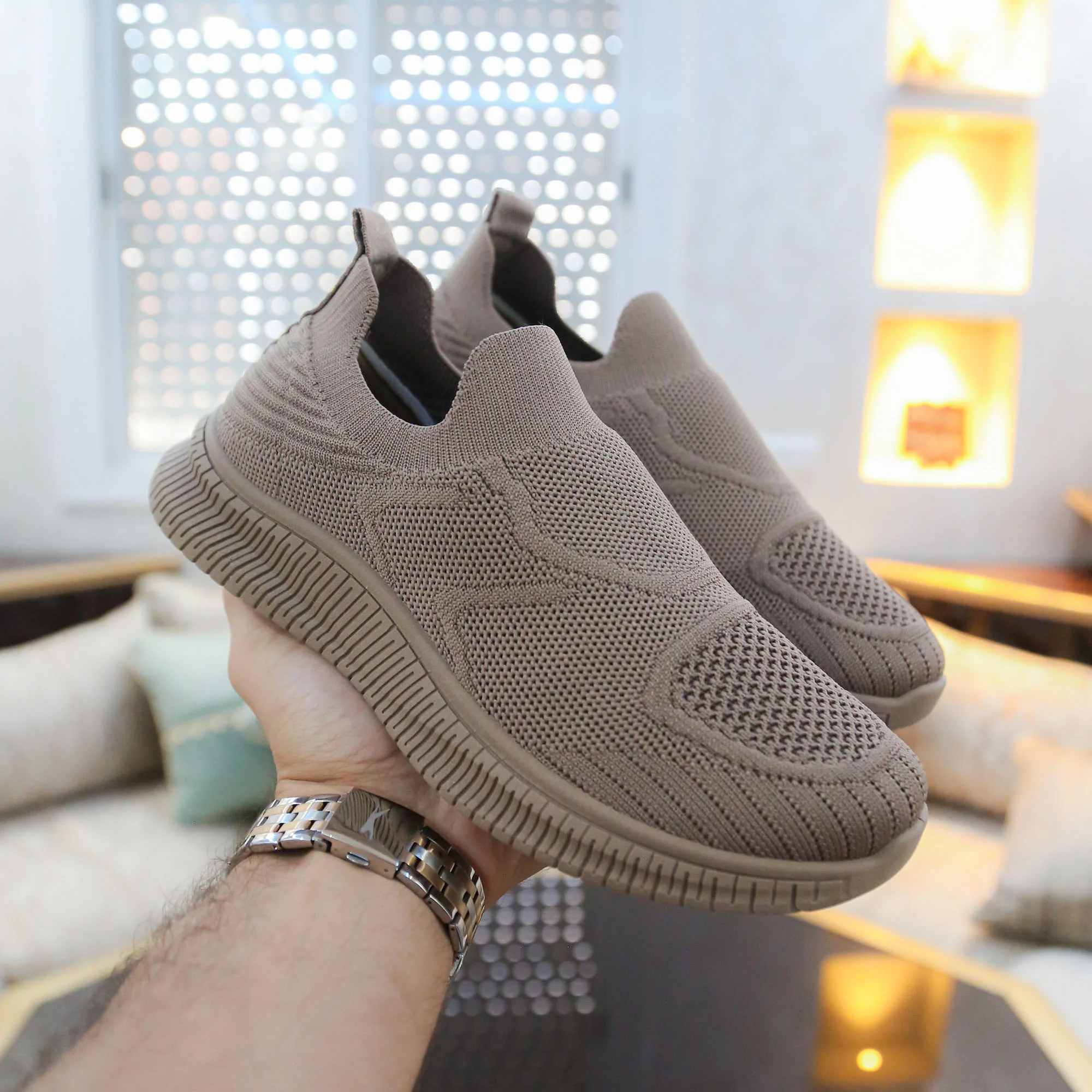 Baskets pour Femmes - Marron - OC-B9