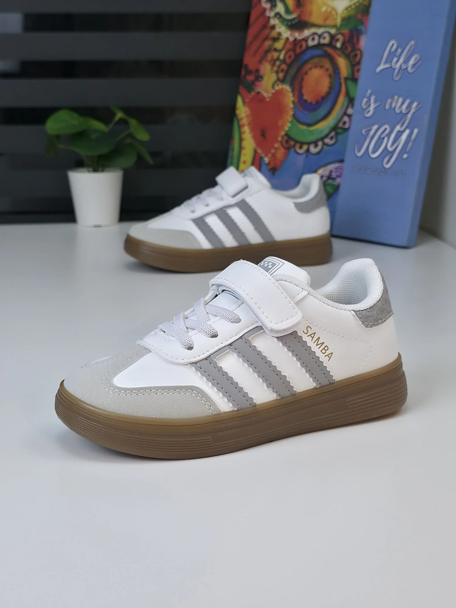 Baskets pour Enfants - Gris - L-5