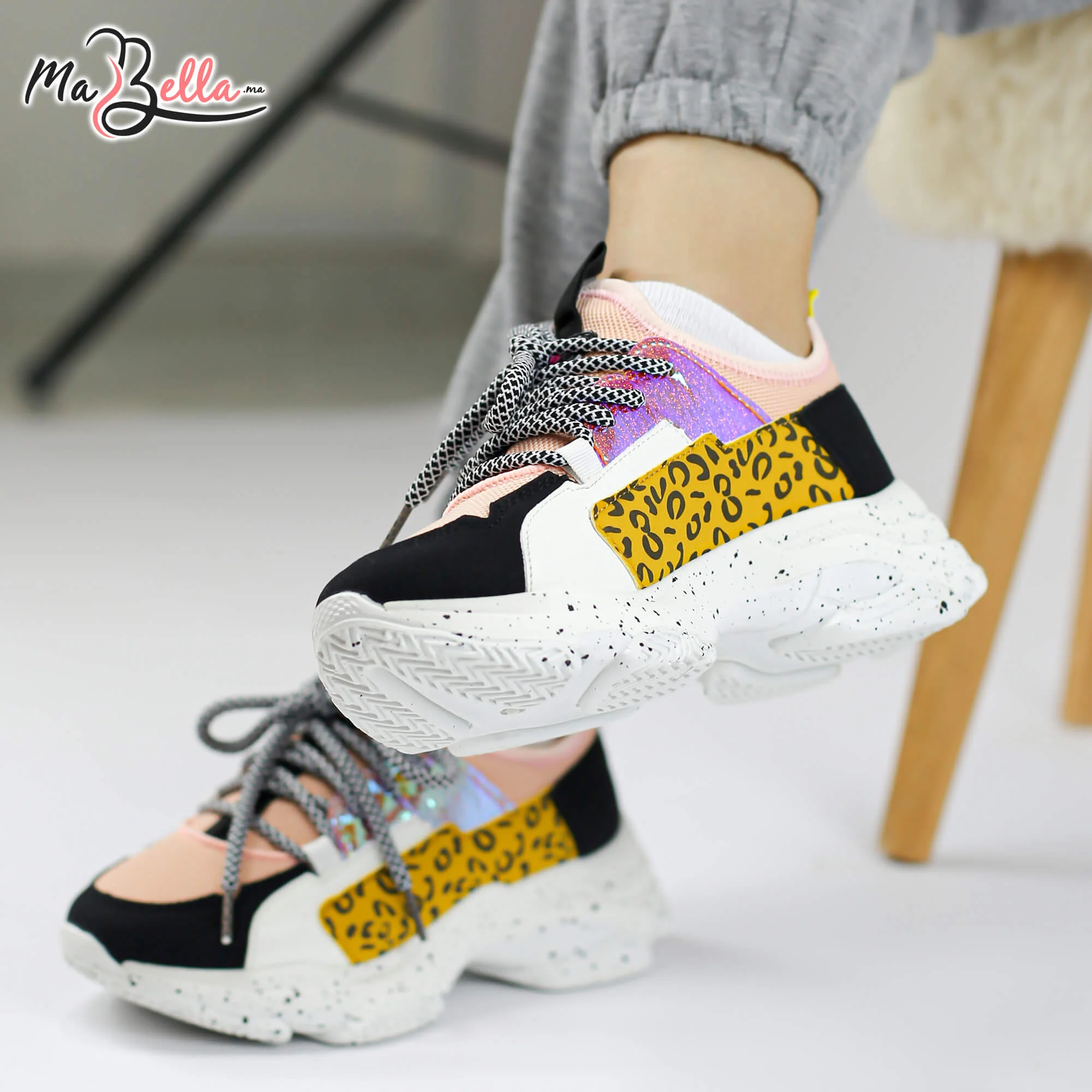 Baskets pour Femmes - Pink - RF33