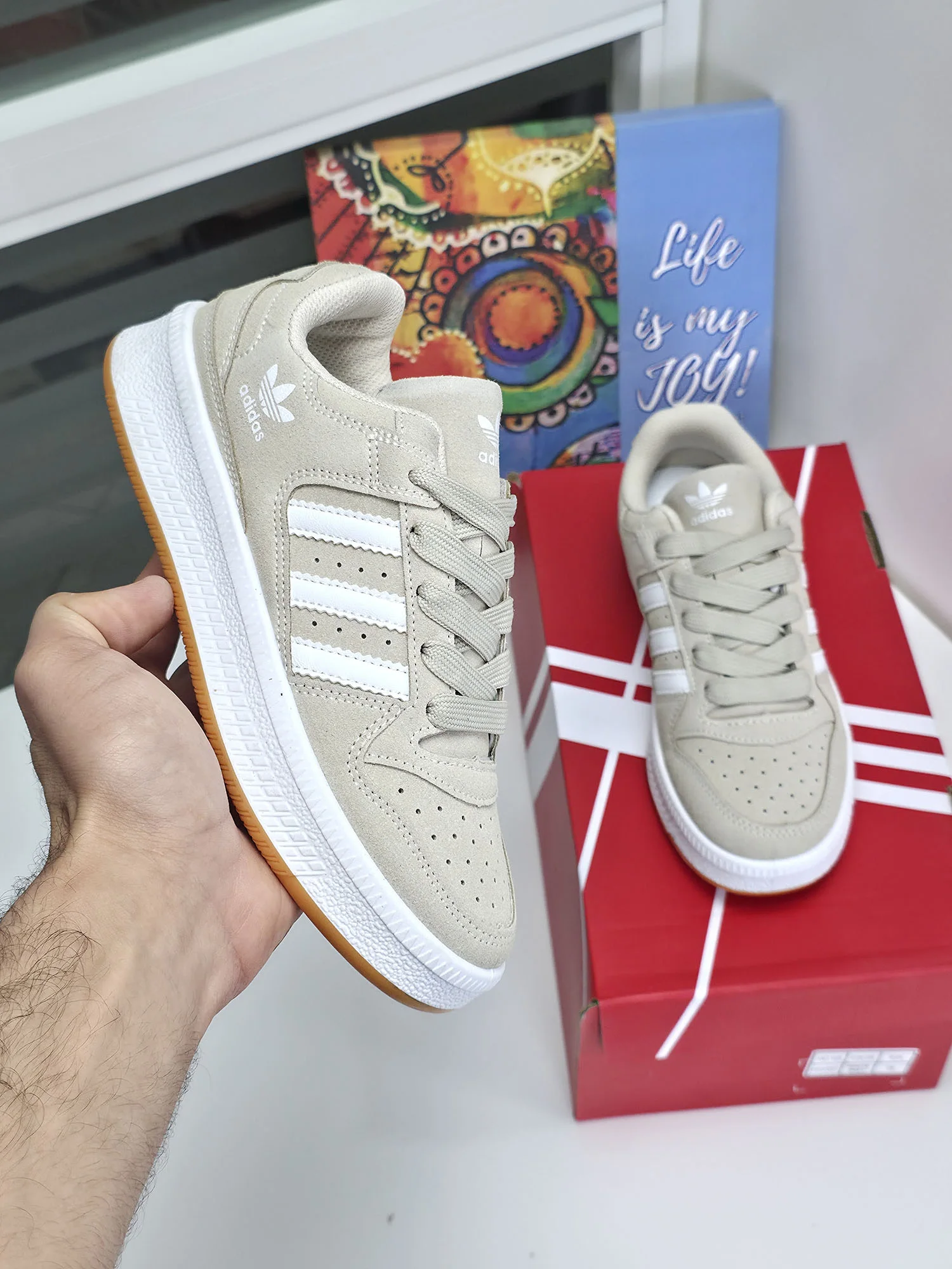 Baskets - Beige - AD-38