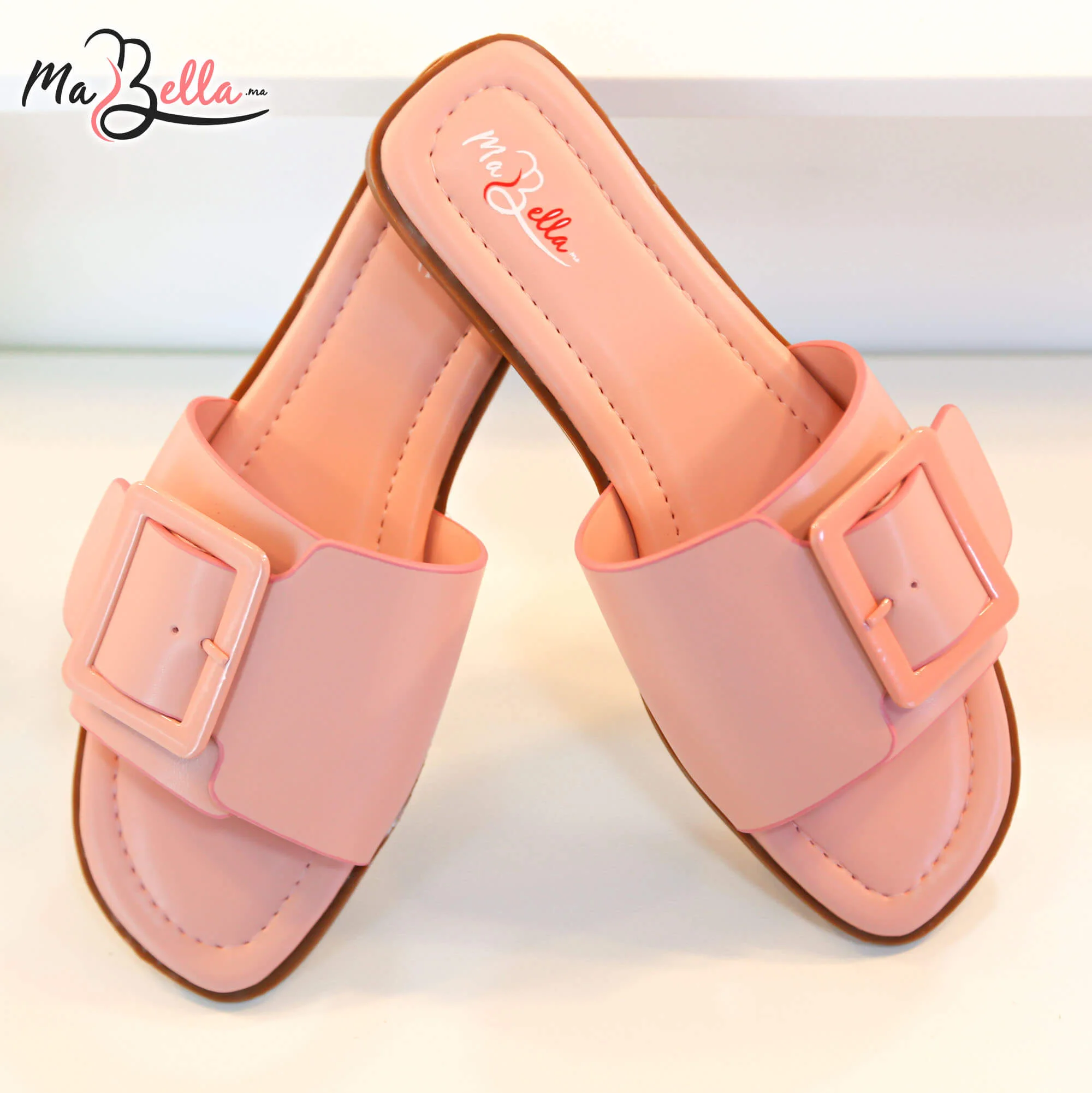 Sandale Plate - Rose - BZIM-2400