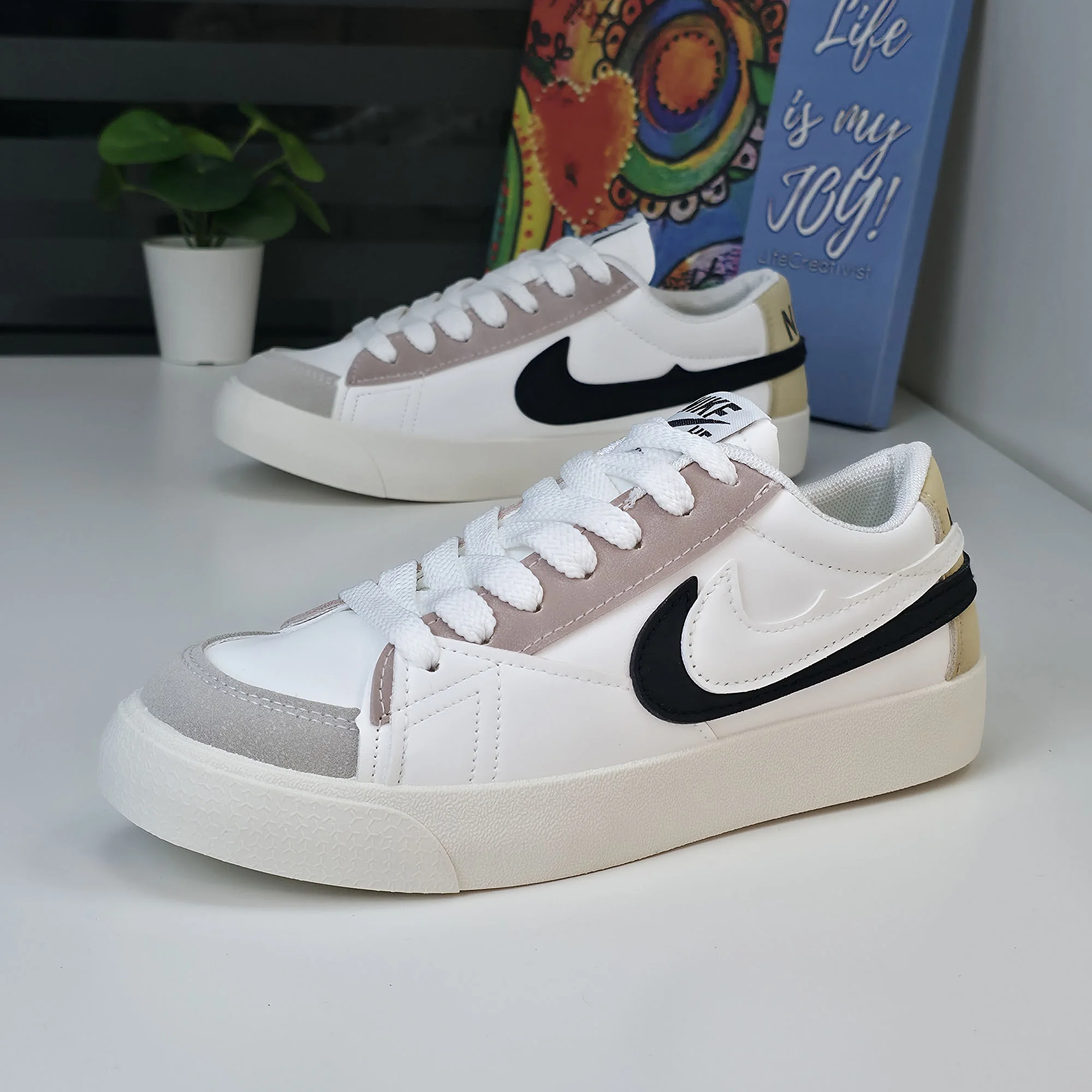 Baskets pour Femmes - White/Pink - K09