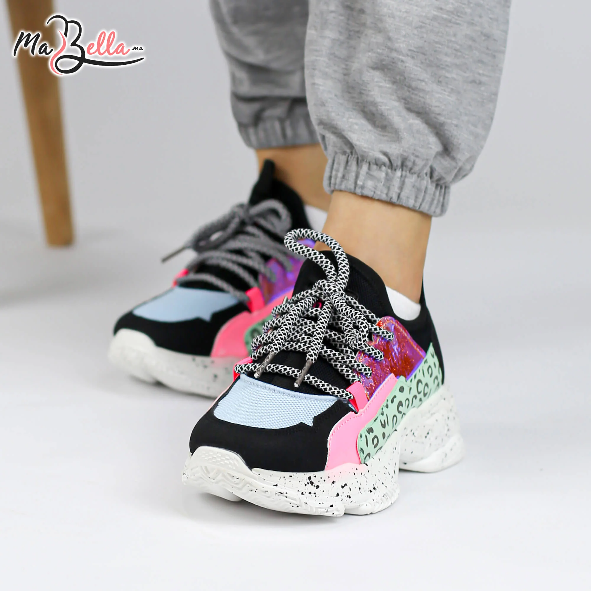 Baskets pour Femmes - Bleu - RF33