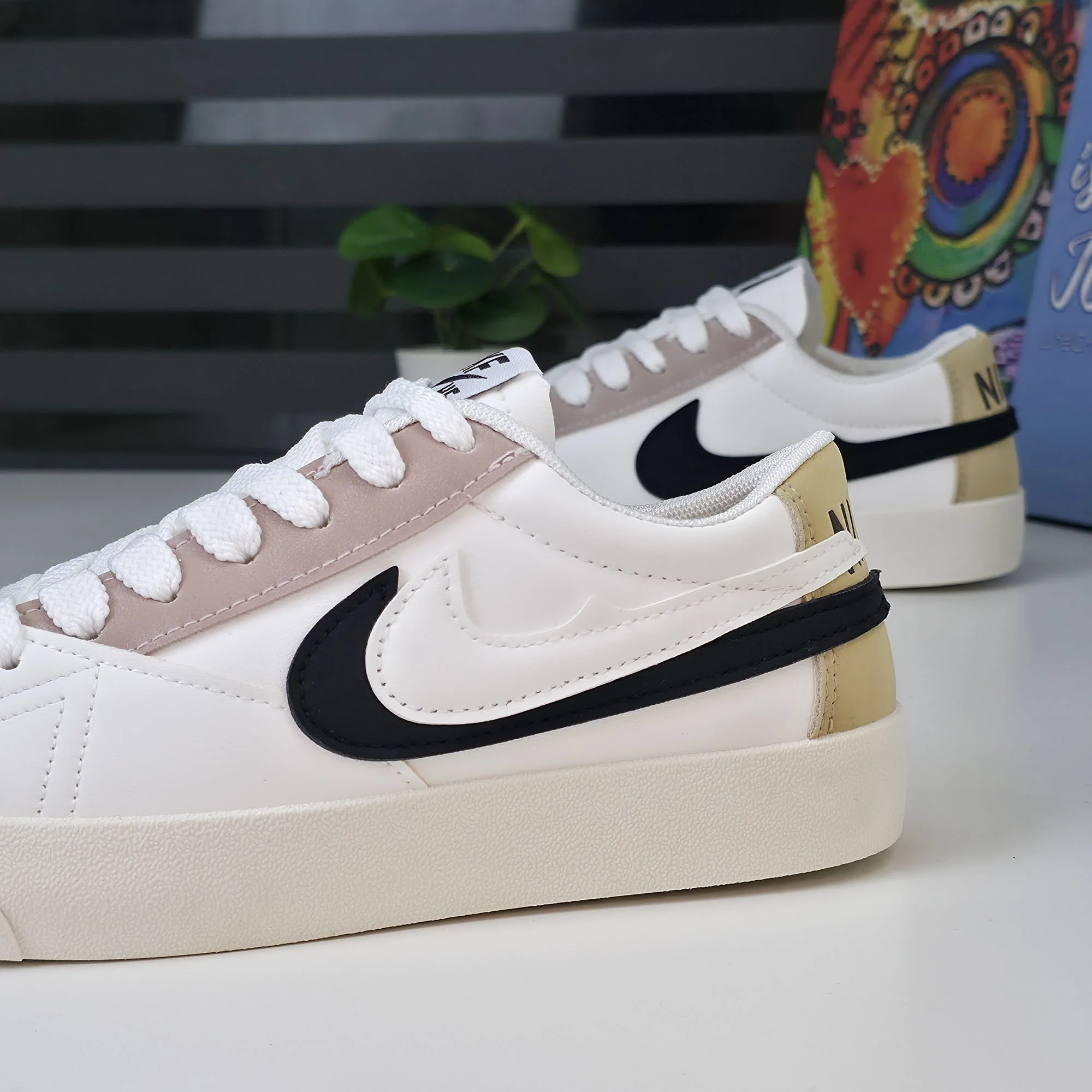 Baskets pour Femmes - White/Pink - K09