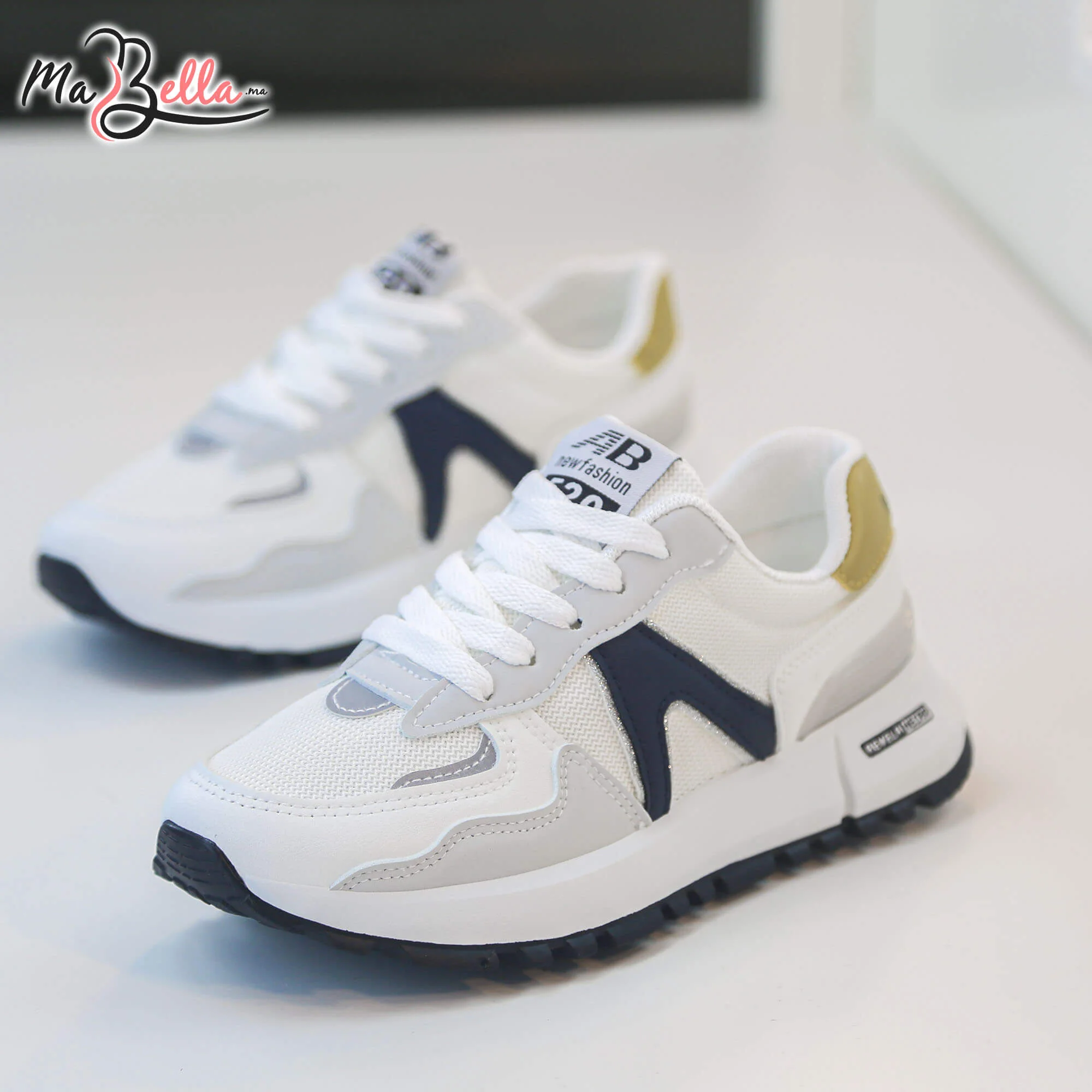 Baskets pour Femmes - Bleu - RF2613