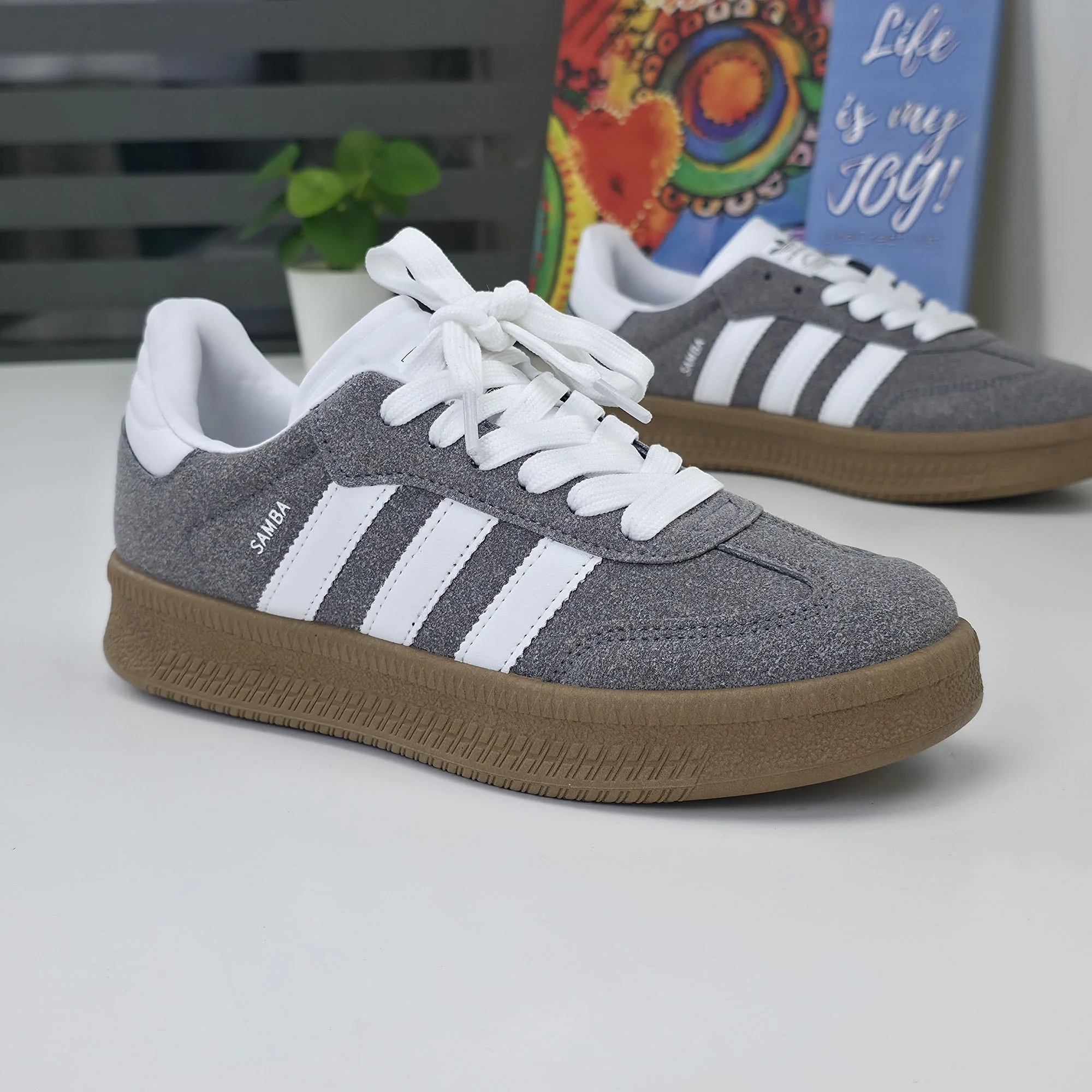 Baskets pour Femmes - Gris - SB-5