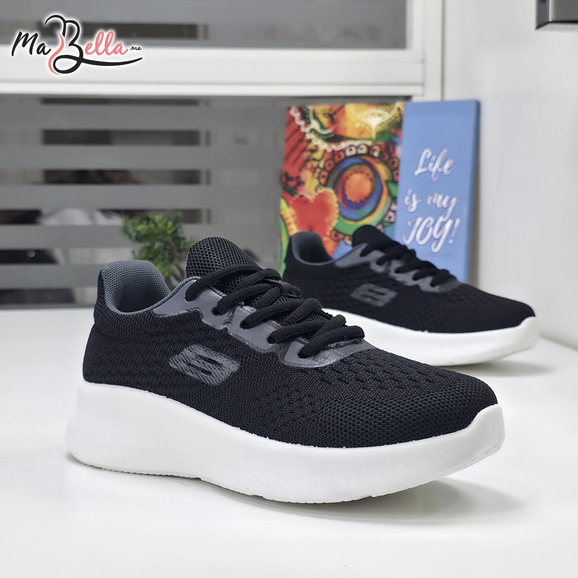 Baskets pour Femmes - Noir - OC-S8