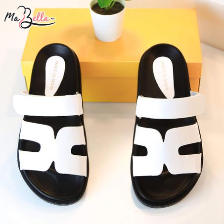 Sandale Plate - Blanc - HRMS-100-22