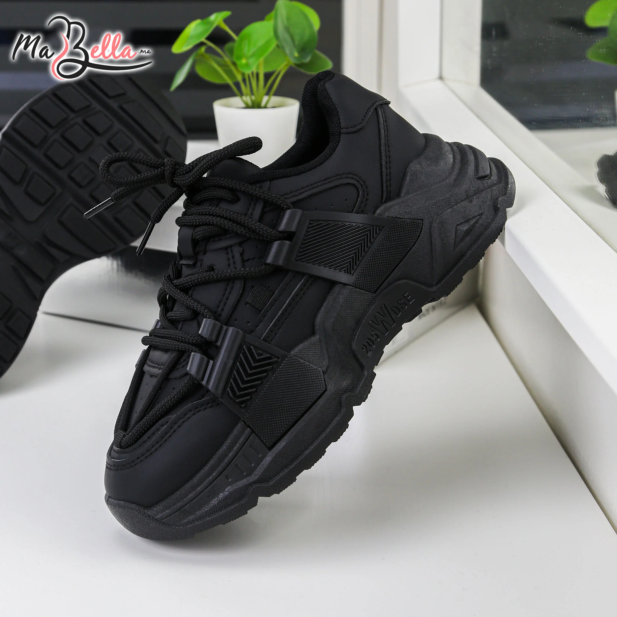 Baskets pour Femmes - Noir - JC-79