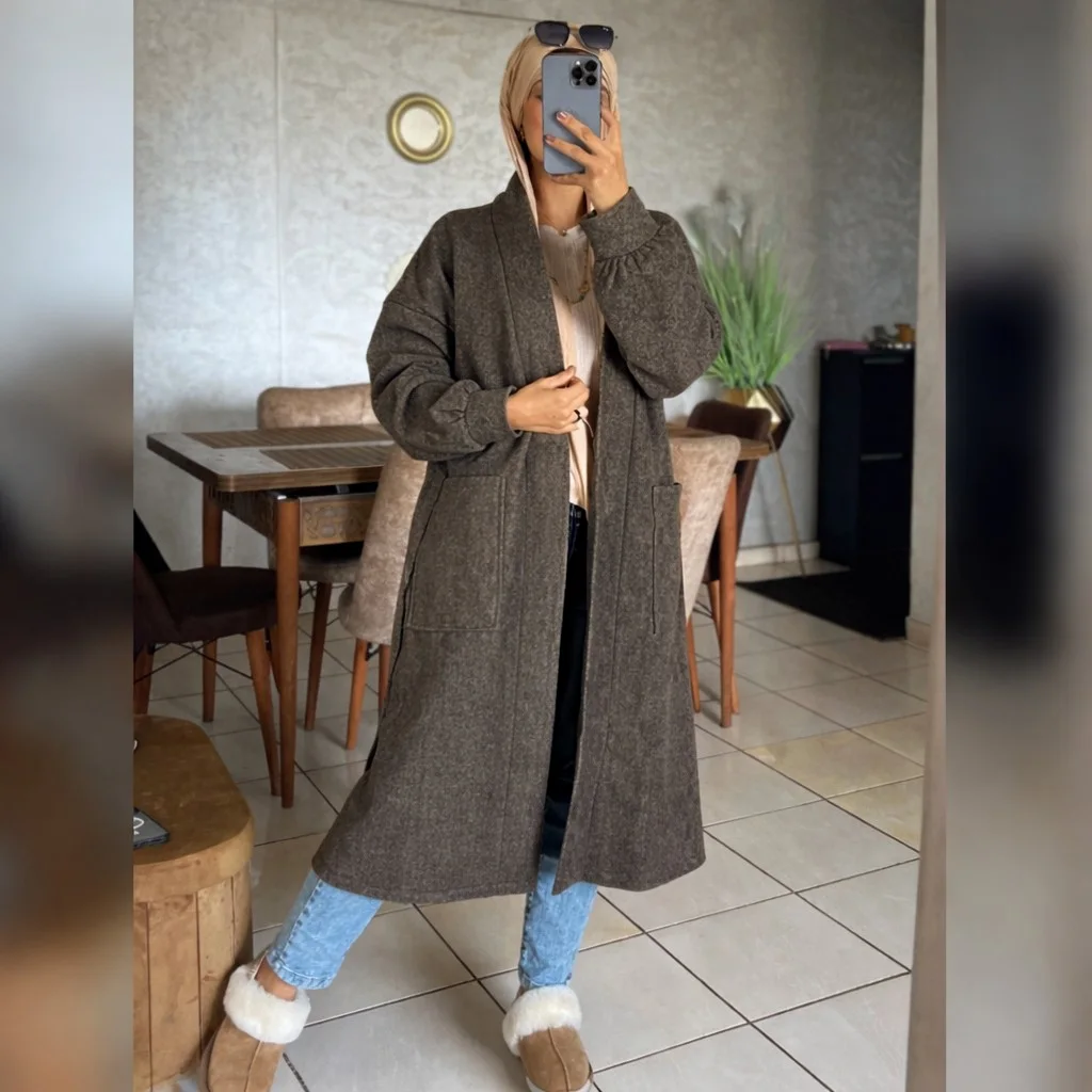 Manteau Cape Demi Saison en Cachemire pour Femme