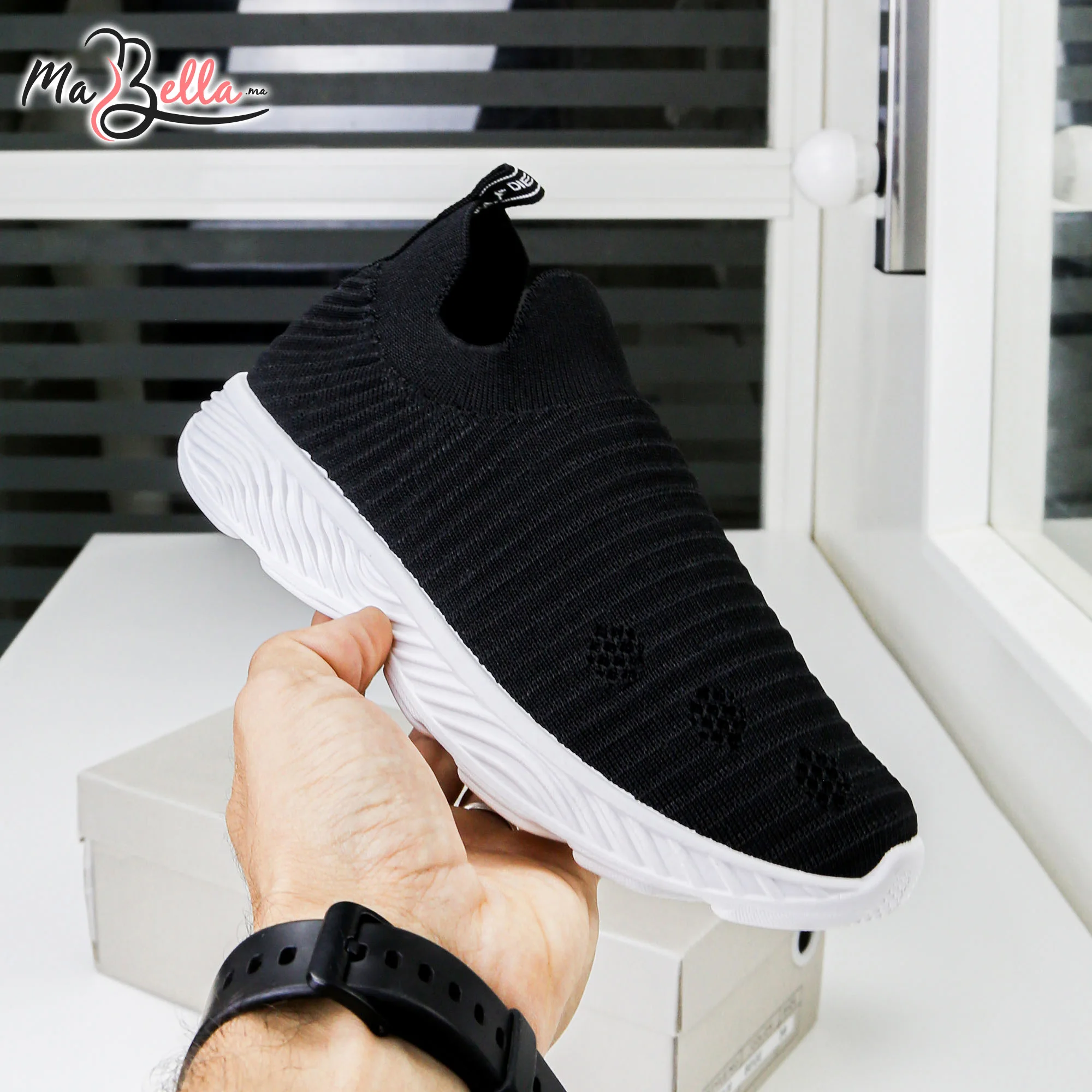 Baskets pour Femmes - Noir - T9-01