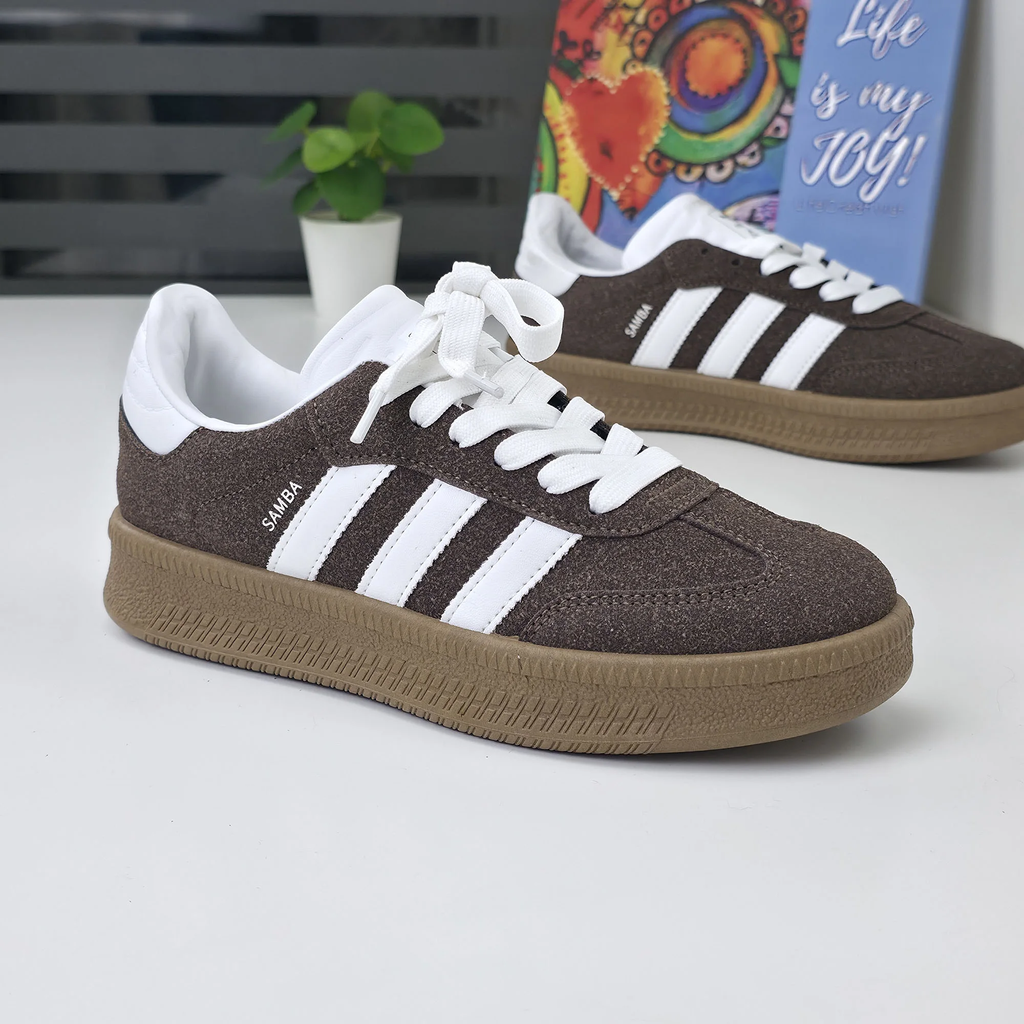 Baskets pour Femmes - Marron - SB-5