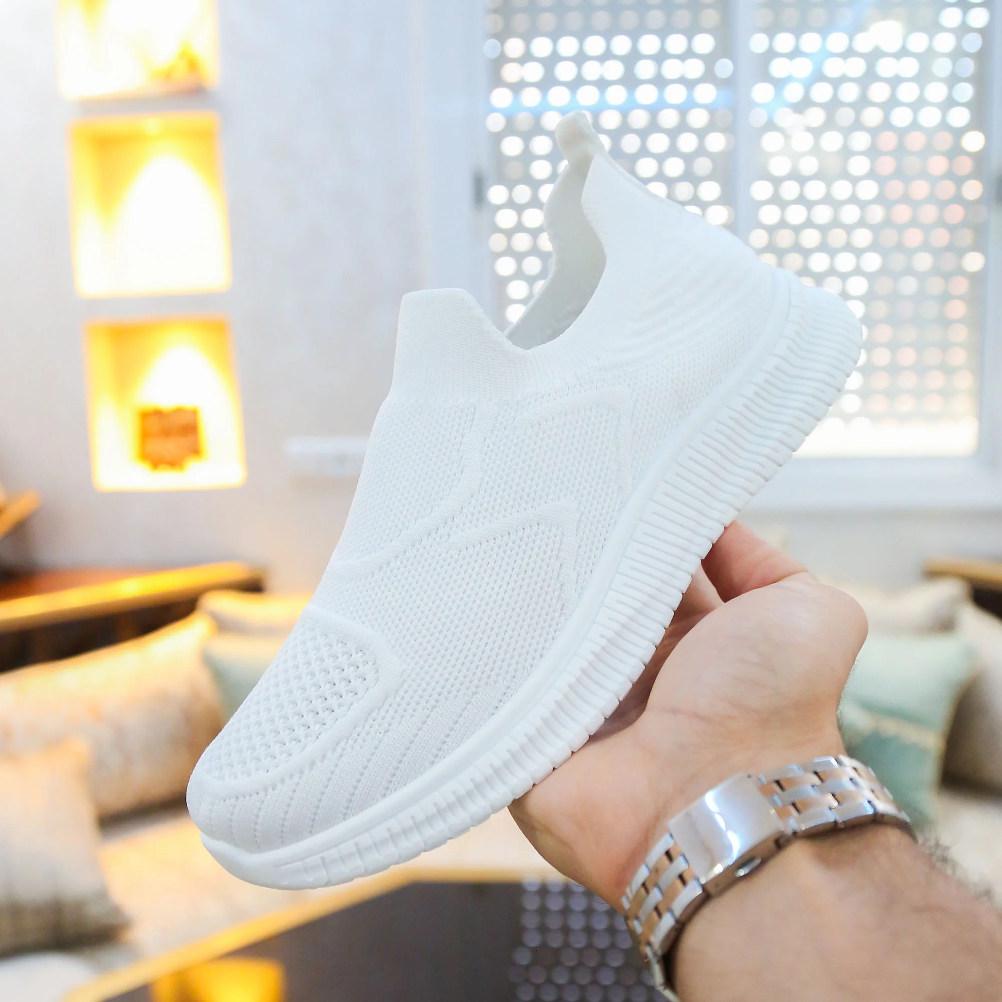 Baskets pour Femmes - Blanc - OC-B9