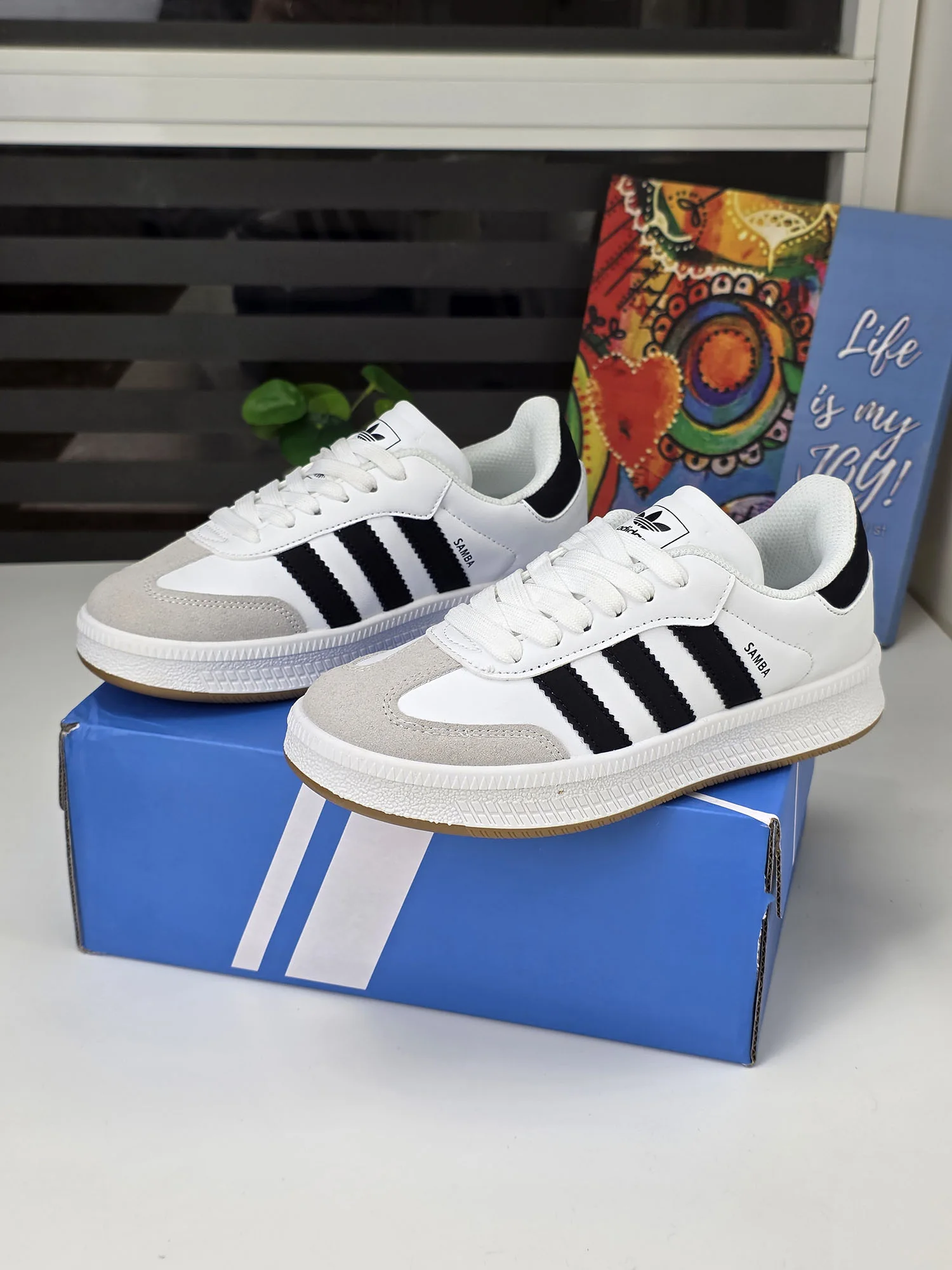 Baskets - Blanc/Noir - SB-7