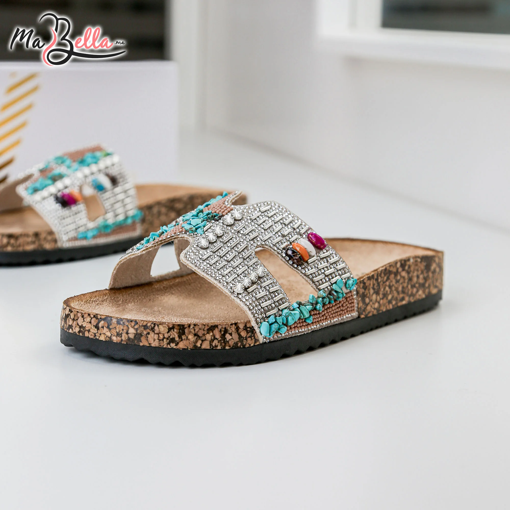 Sandale Plate - Beige - LS2023-01