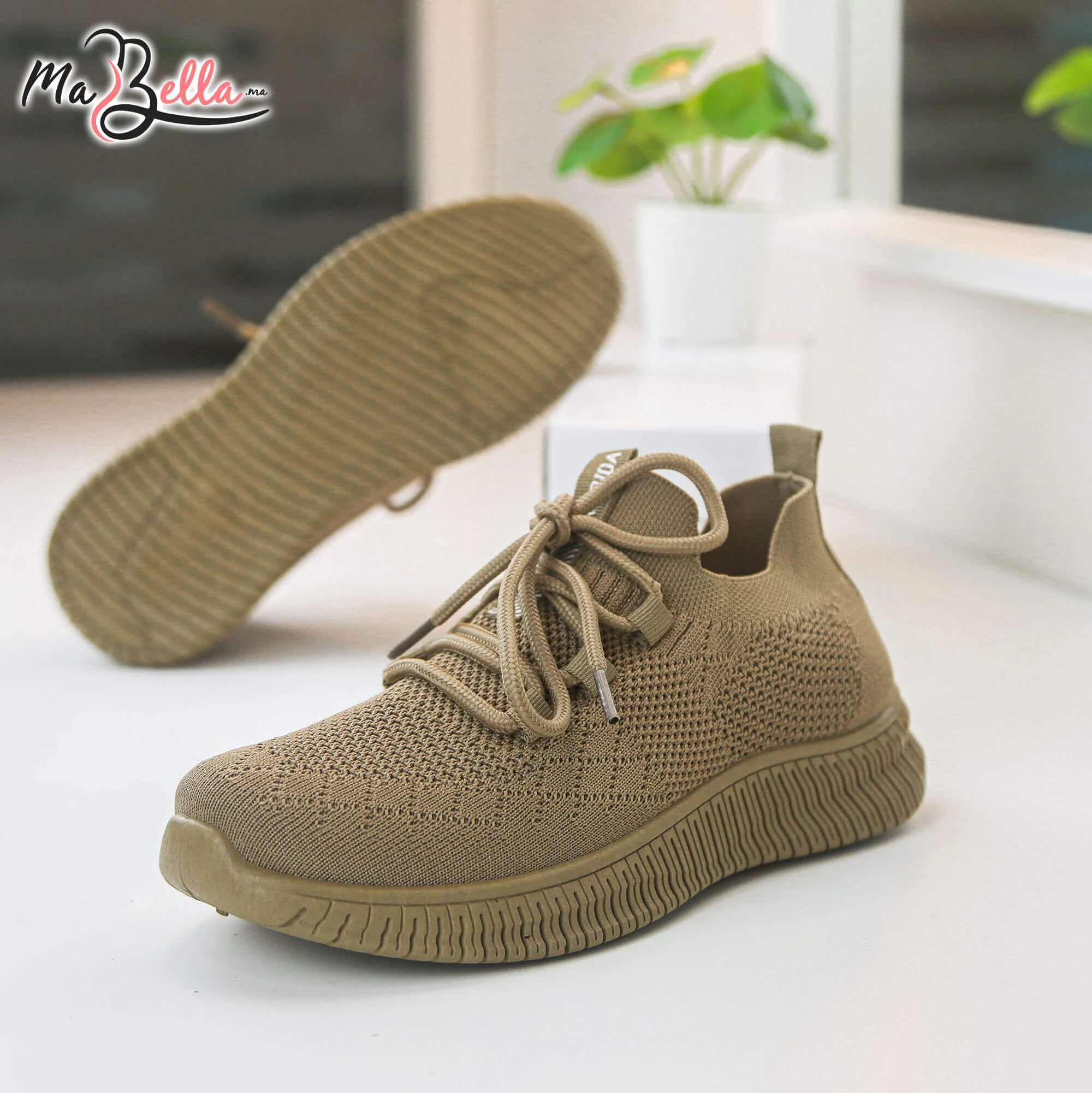 Baskets pour Femmes - Kaki - RP-77