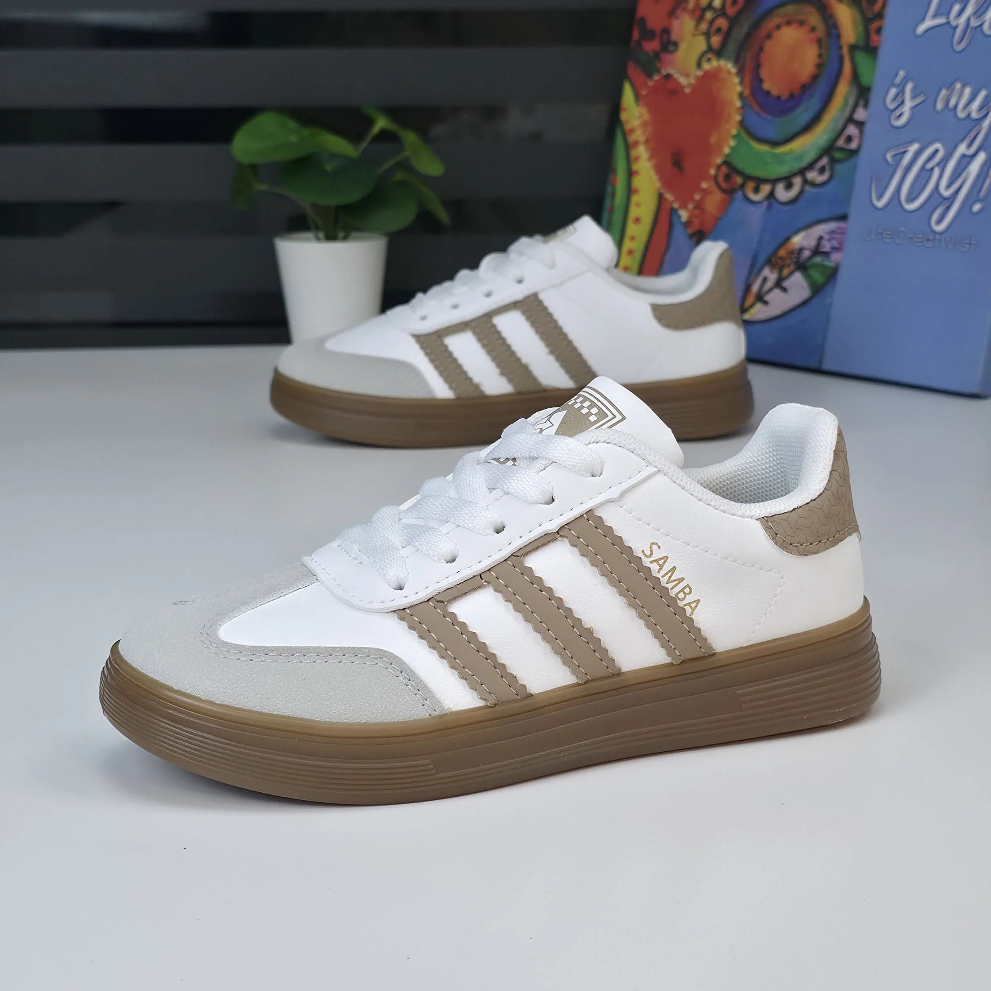 Baskets pour Enfants - Marron - L-12