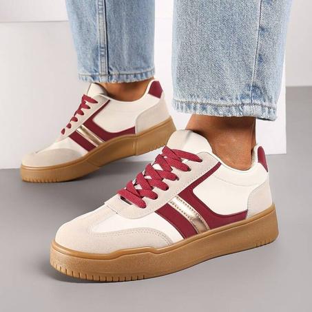 Baskets pour Femmes - Bordeaux - RF-3401