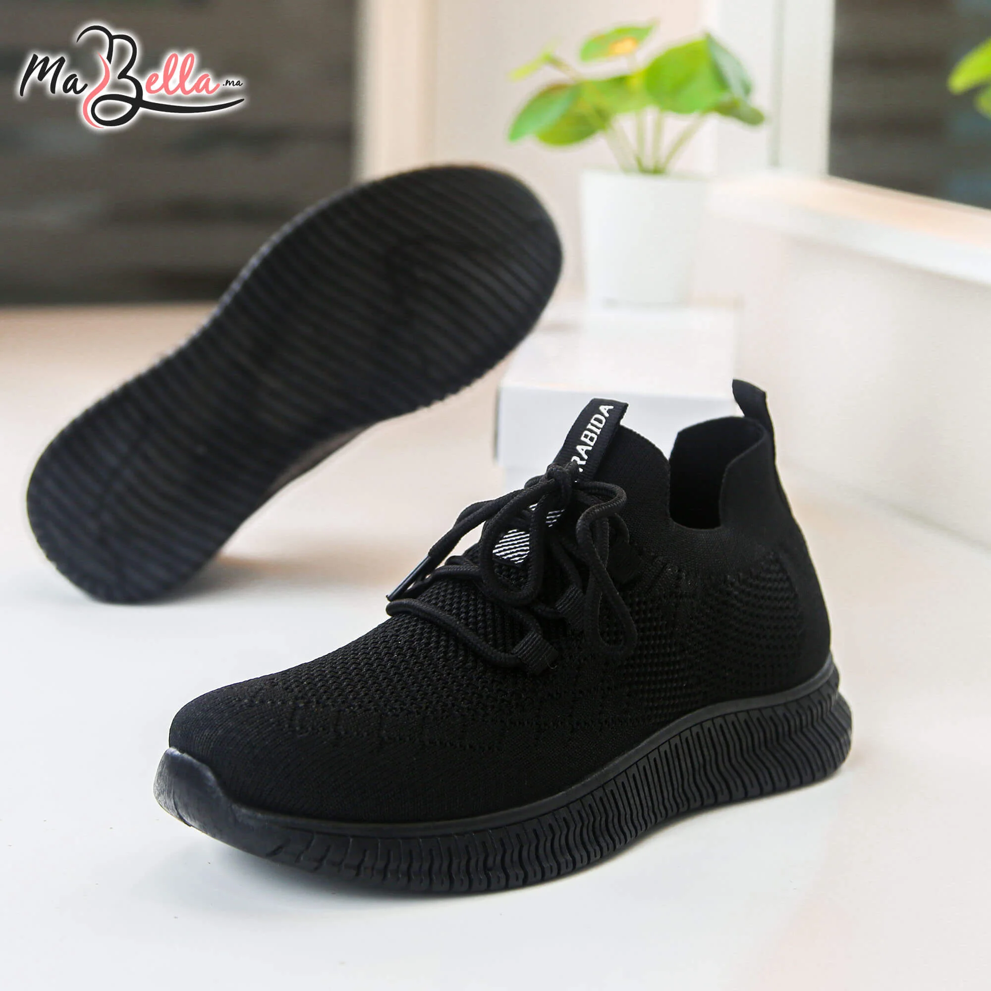 Baskets pour Femmes - Noir - RP-77