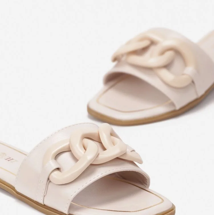 Sandale Plate - Beige - RF-2339