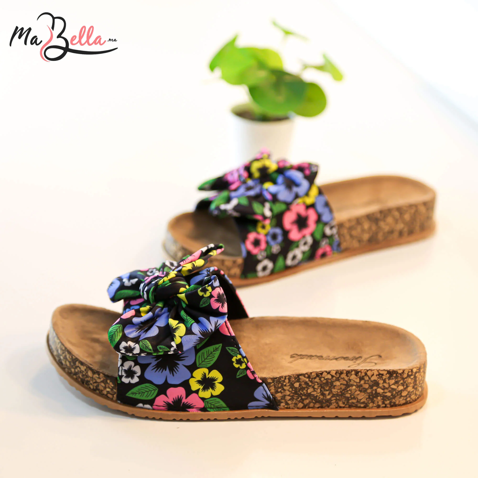 Sandale Plate - Noir - RF-5952-7