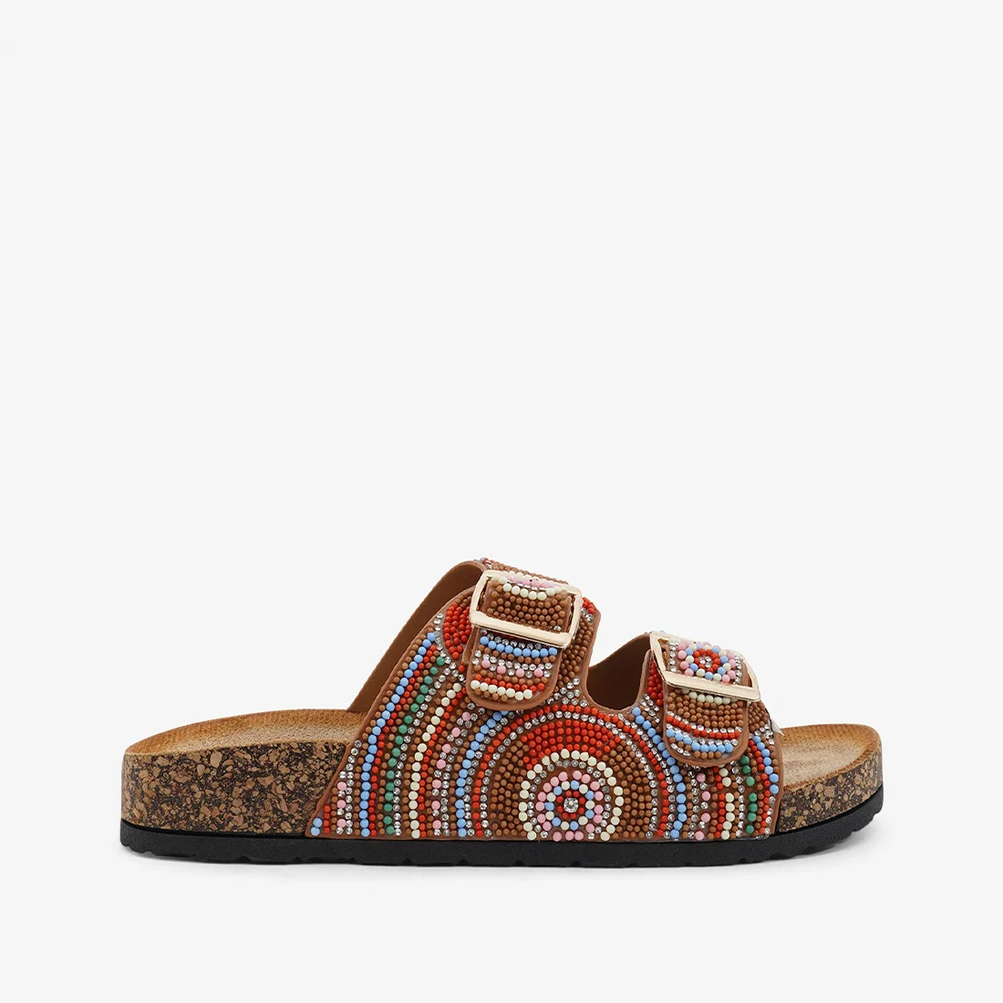 Sandale Plate - Kaki - RK-7