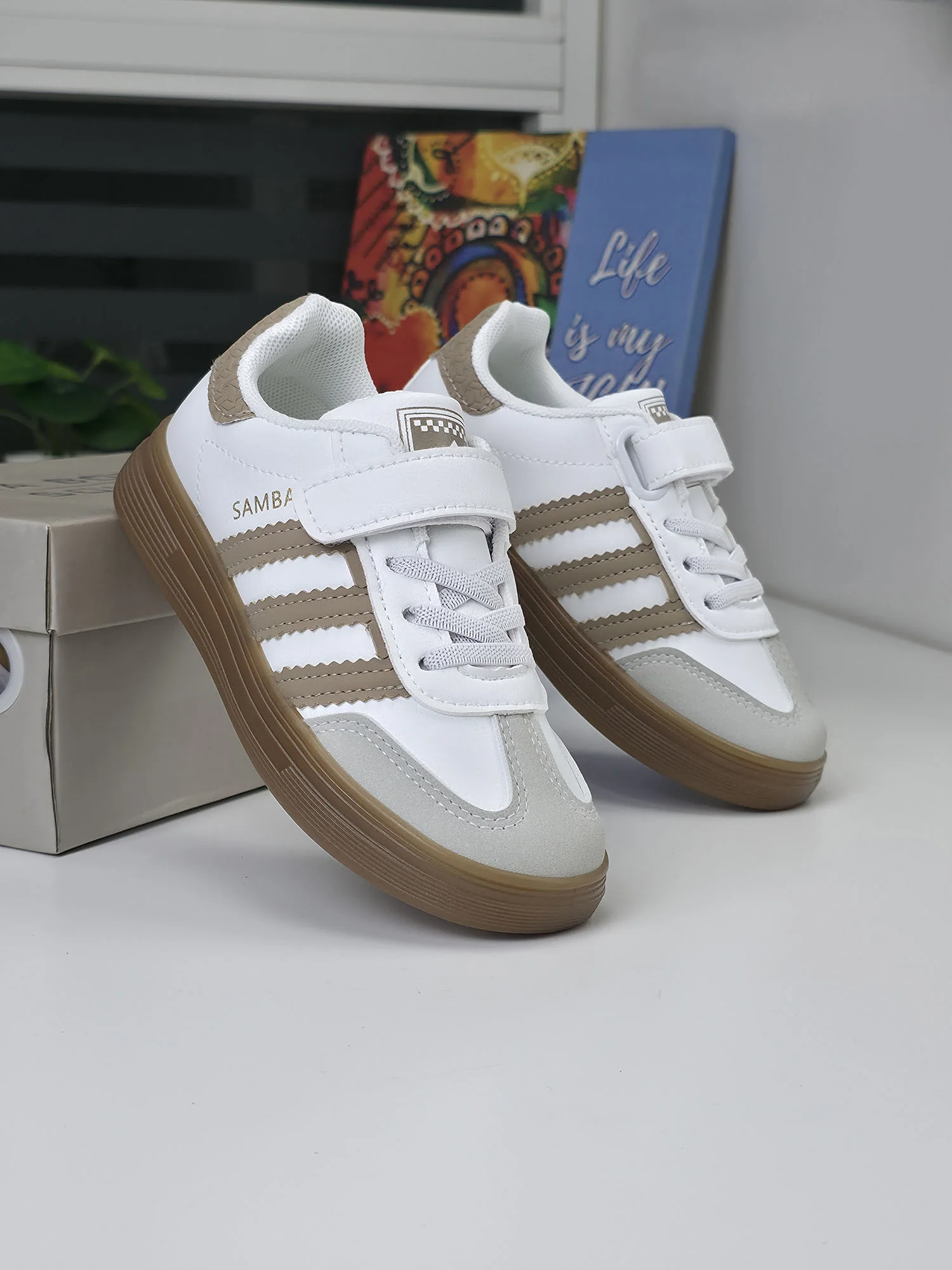 Baskets pour Enfants - Marron - L-5