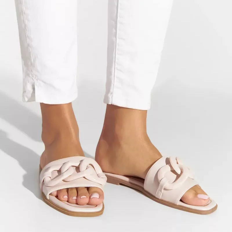 Sandale Plate - Beige - RF-2339