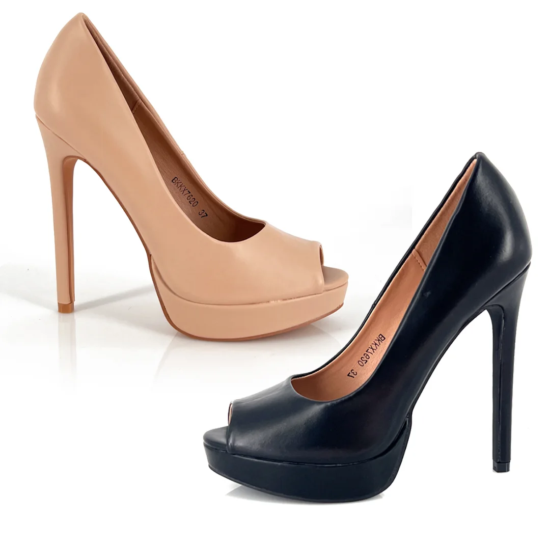 Escarpins à talons - Nude - BKKX7620