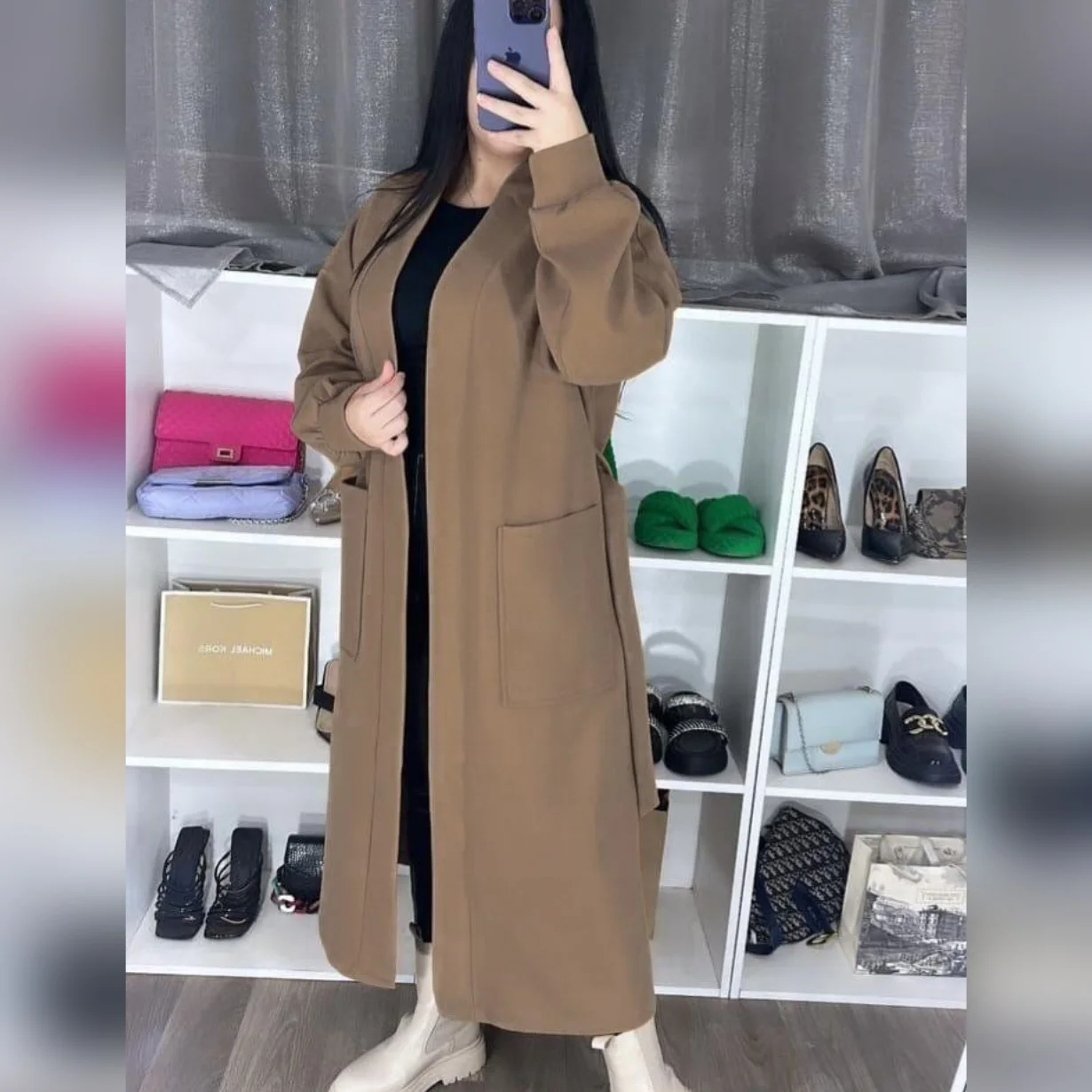 Manteau Cape en Cachemire pour Femme