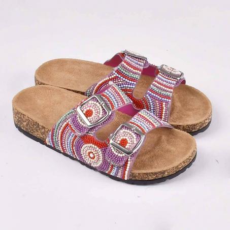 Sandale Plate - Violet - RK-7