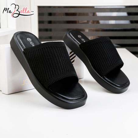 Sandale Plate - Noir - TP-3878