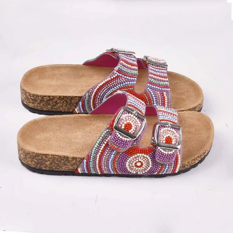 Sandale Plate - Violet - RK-7