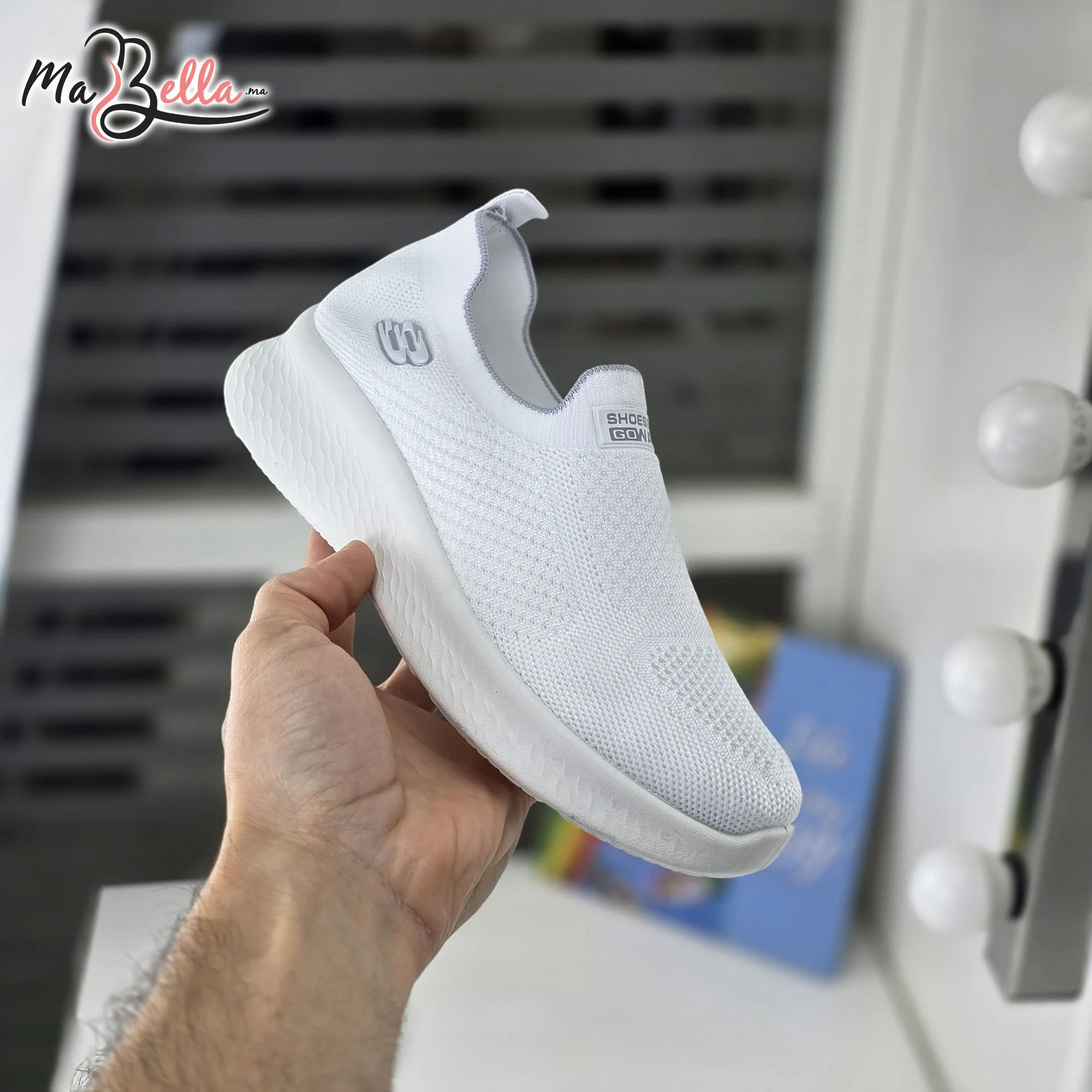 Baskets pour Femmes - Blanc - OC-B8