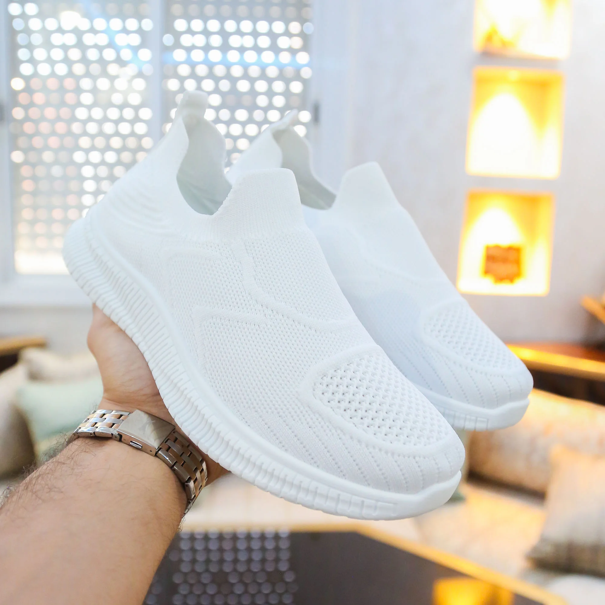 Baskets pour Femmes - Blanc - OC-B9