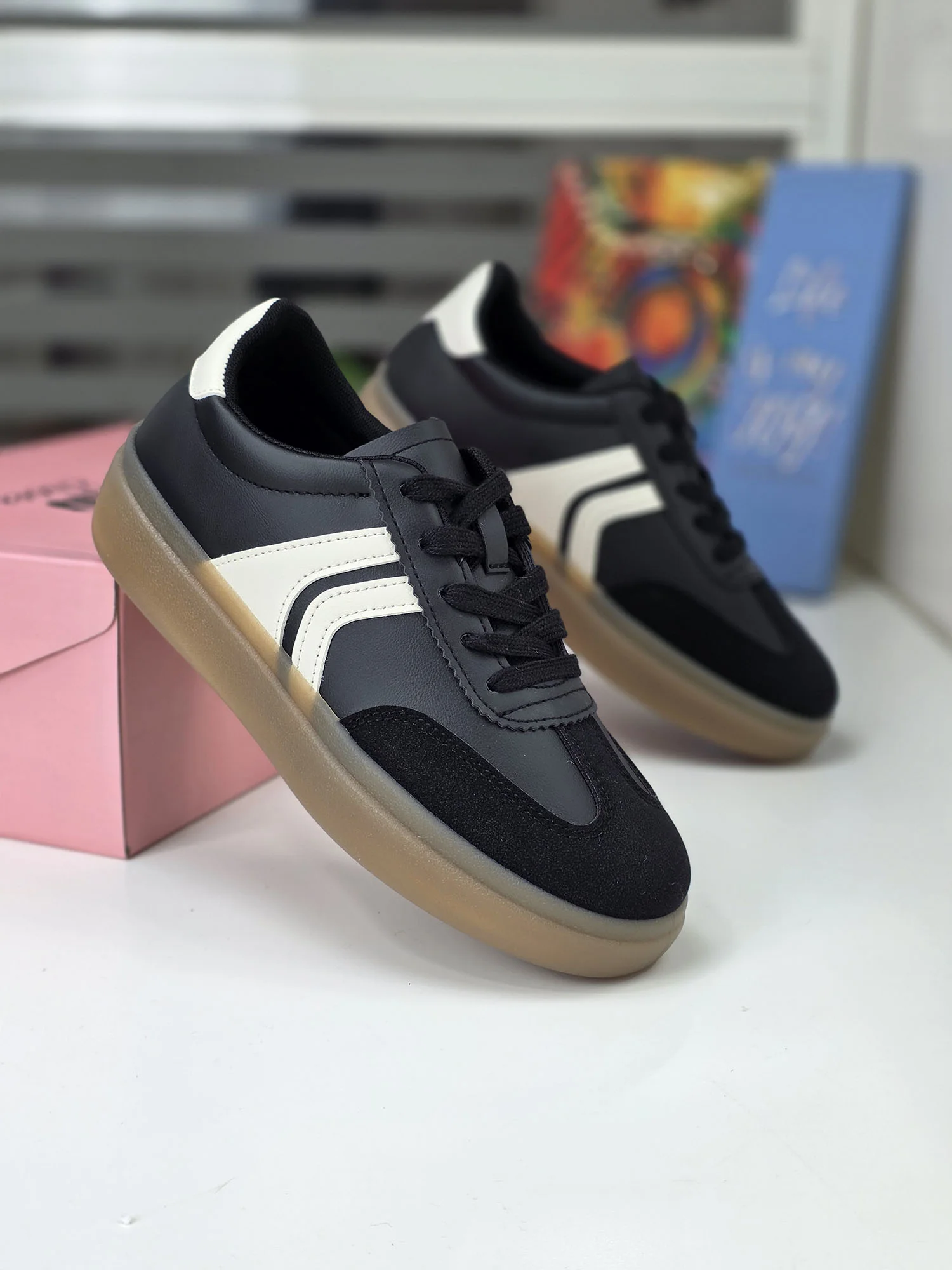 Baskets - Noir/Beige - MB88-712